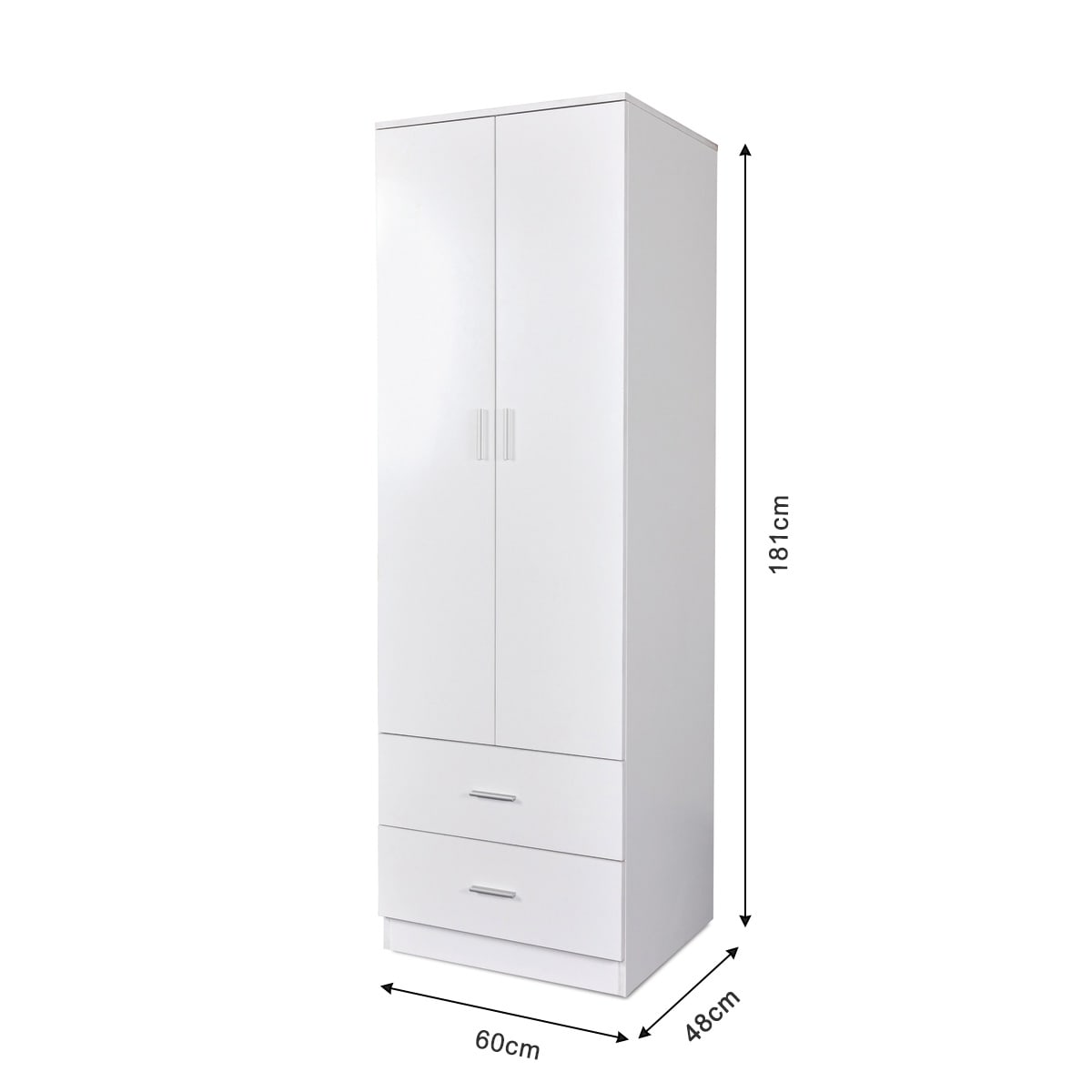 2 Door Wardrobe - Kmart