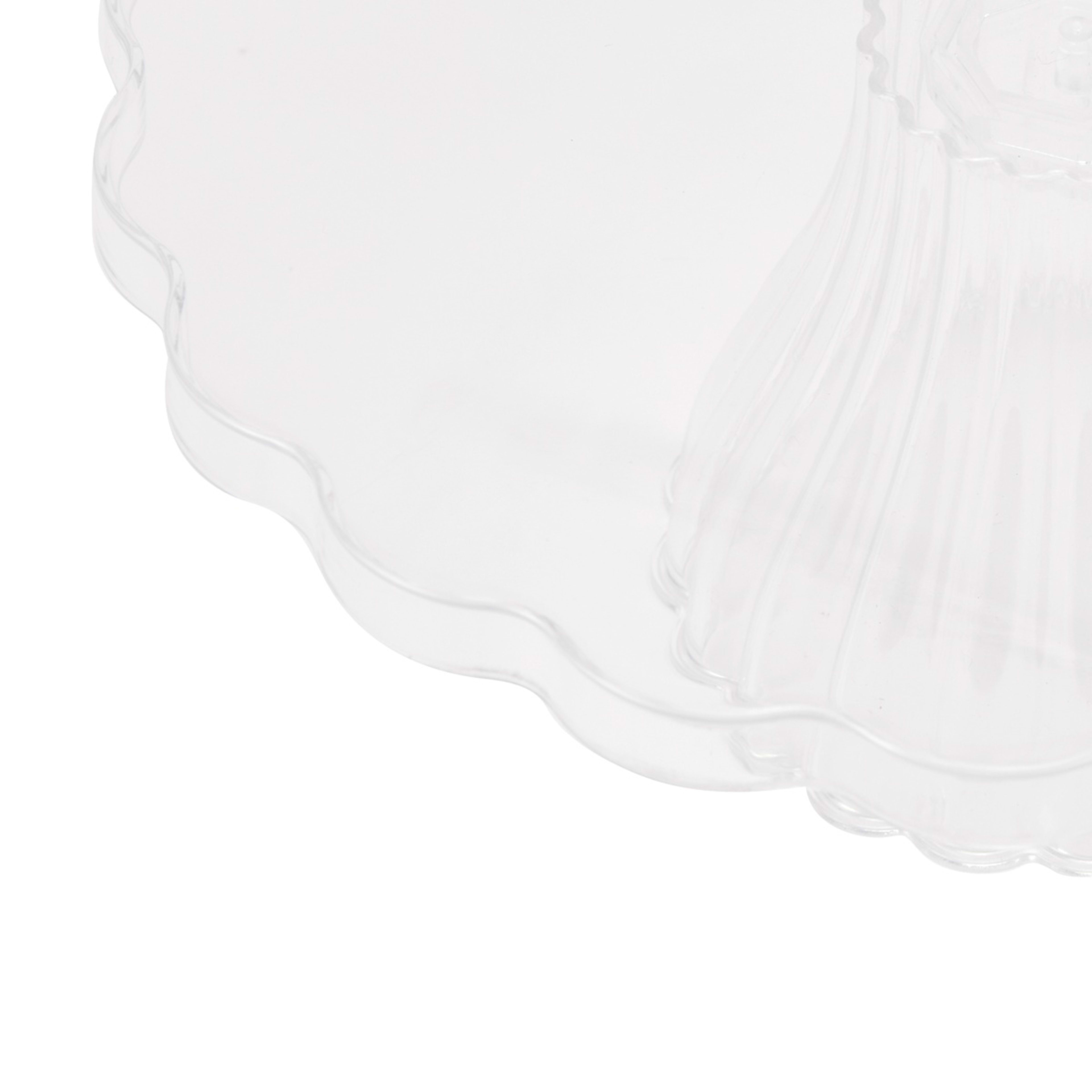 3 Scalloped Cake Stand, 3 of 5