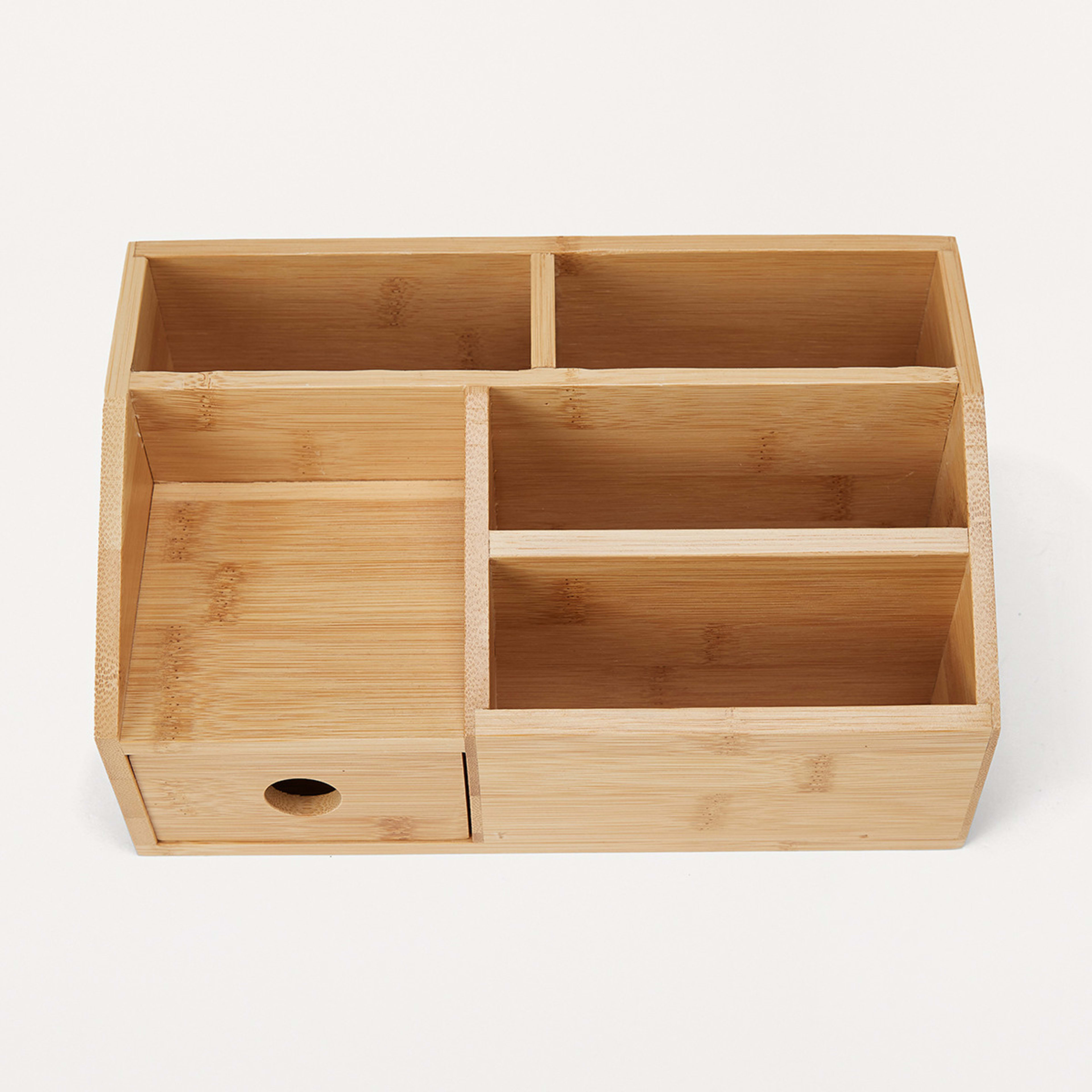 Bamboo Desk Organiser - Kmart