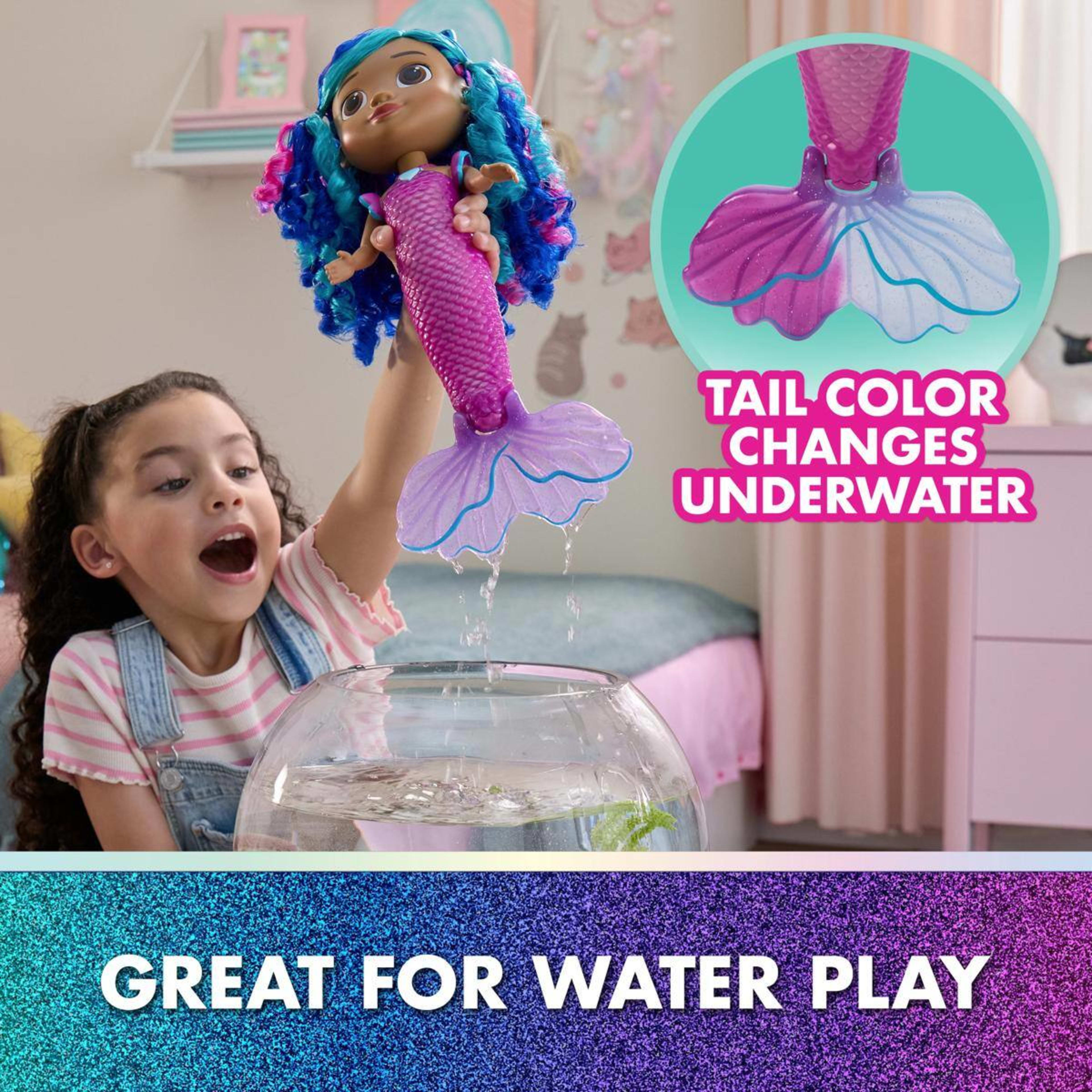 7 Gabby's Dollhouse: The Movie: Sing and Shine Mermaid Gabby, 7 of 10