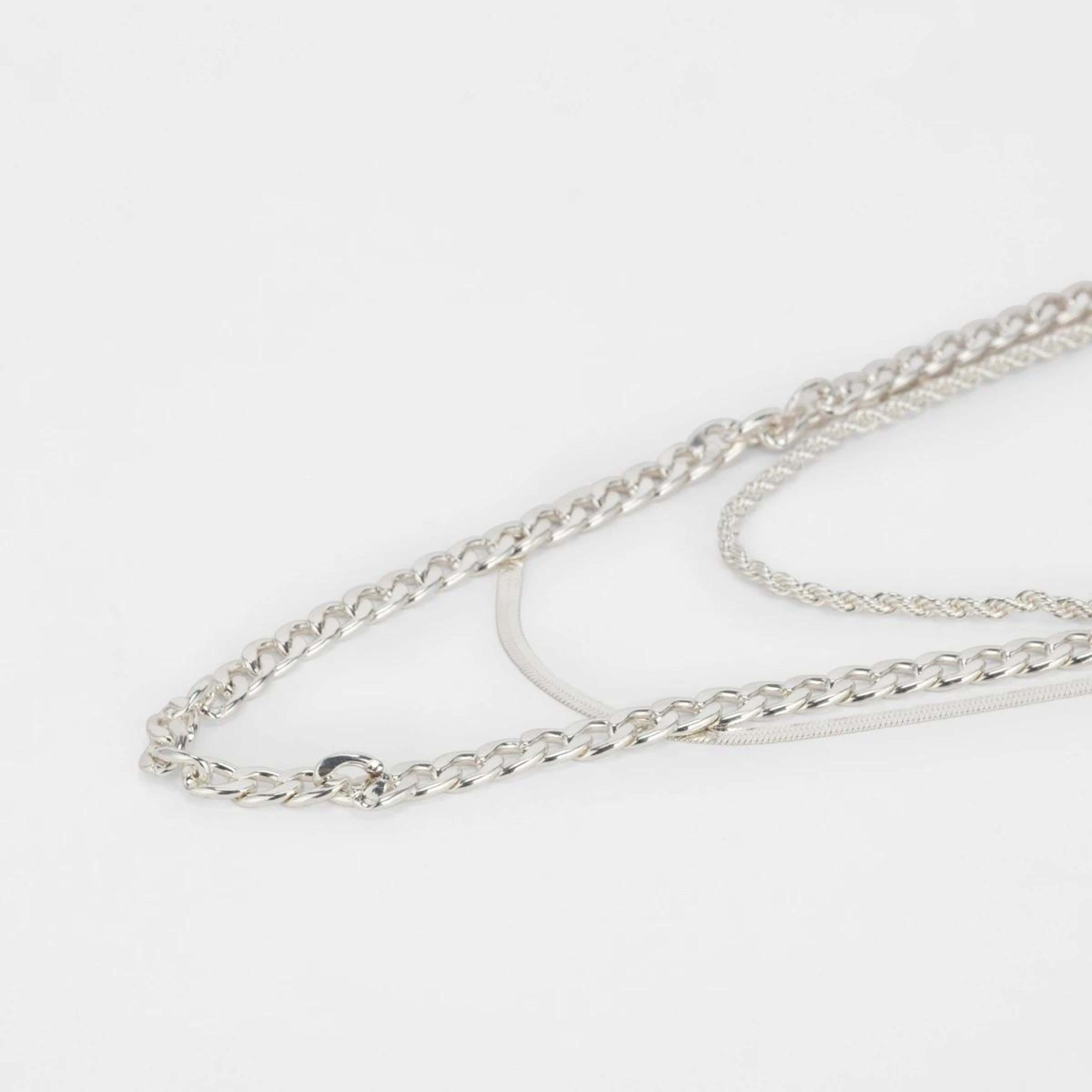 1 3 Pack Essential Chain Necklace - Silver Tone, 1 of 5