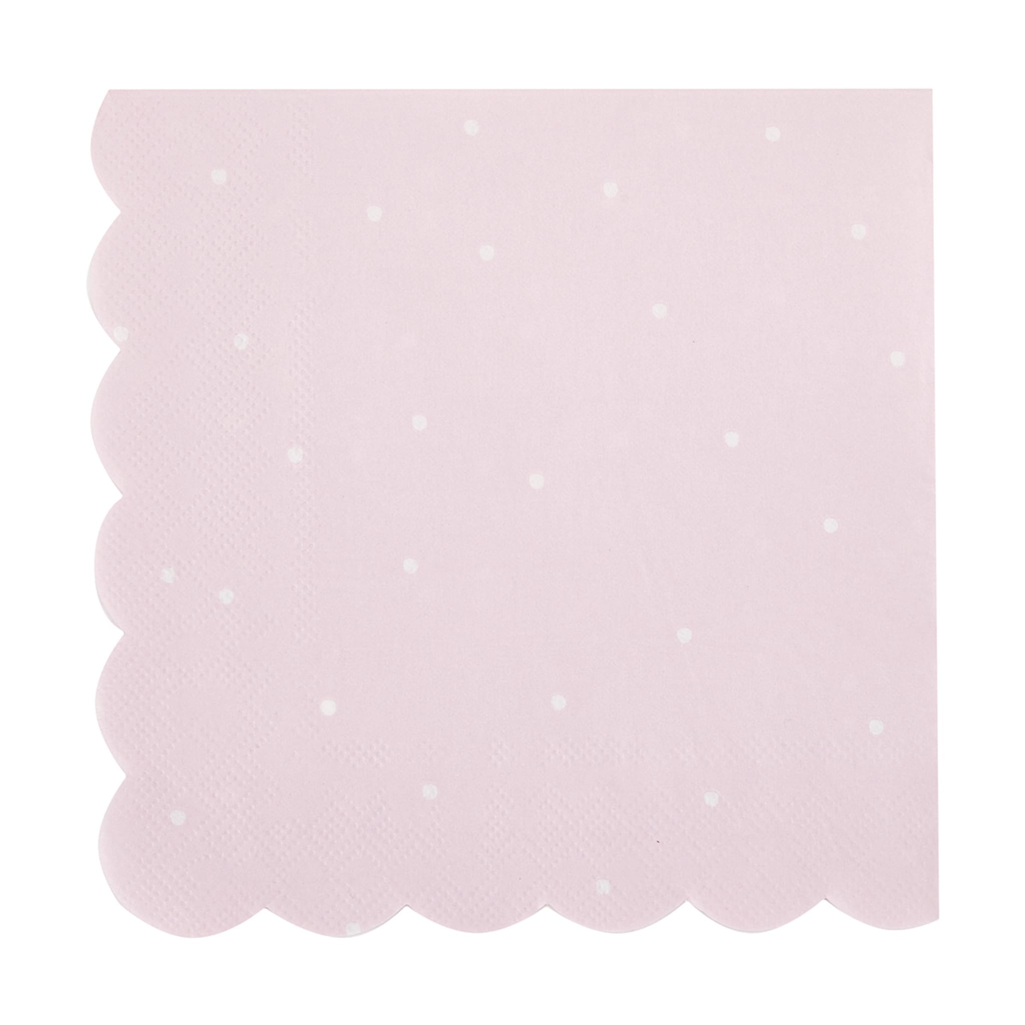 20 Pack Pink Dot Napkins Kmart