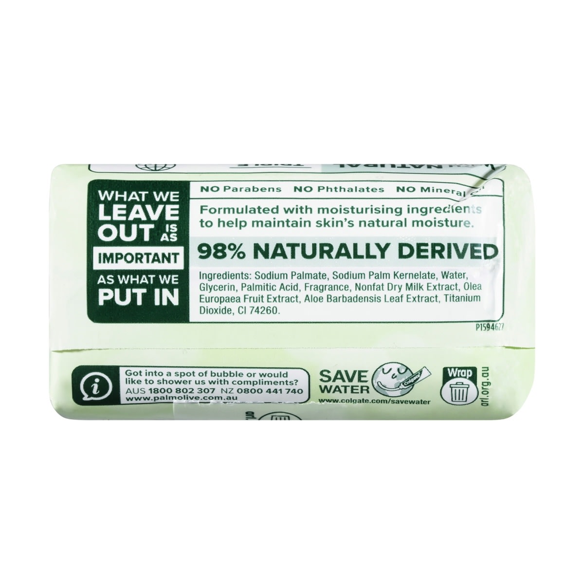 Palmolive 10 Pack Naturals Moisture Care Bar Soap 90g - Olive & Aloe ...