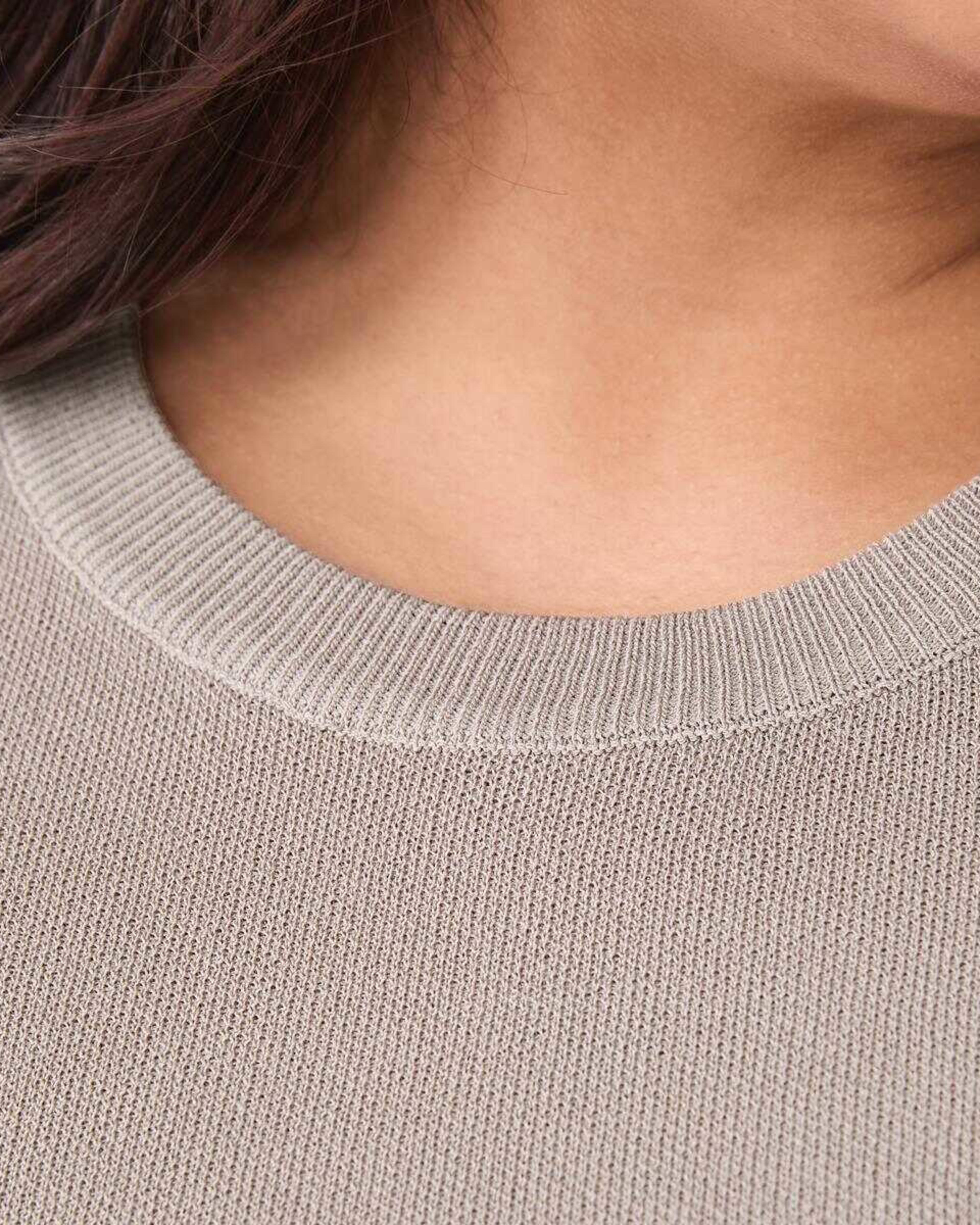 5 Curve Short Sleeve True Knit Top FADED TAUPE, 5 of 6
