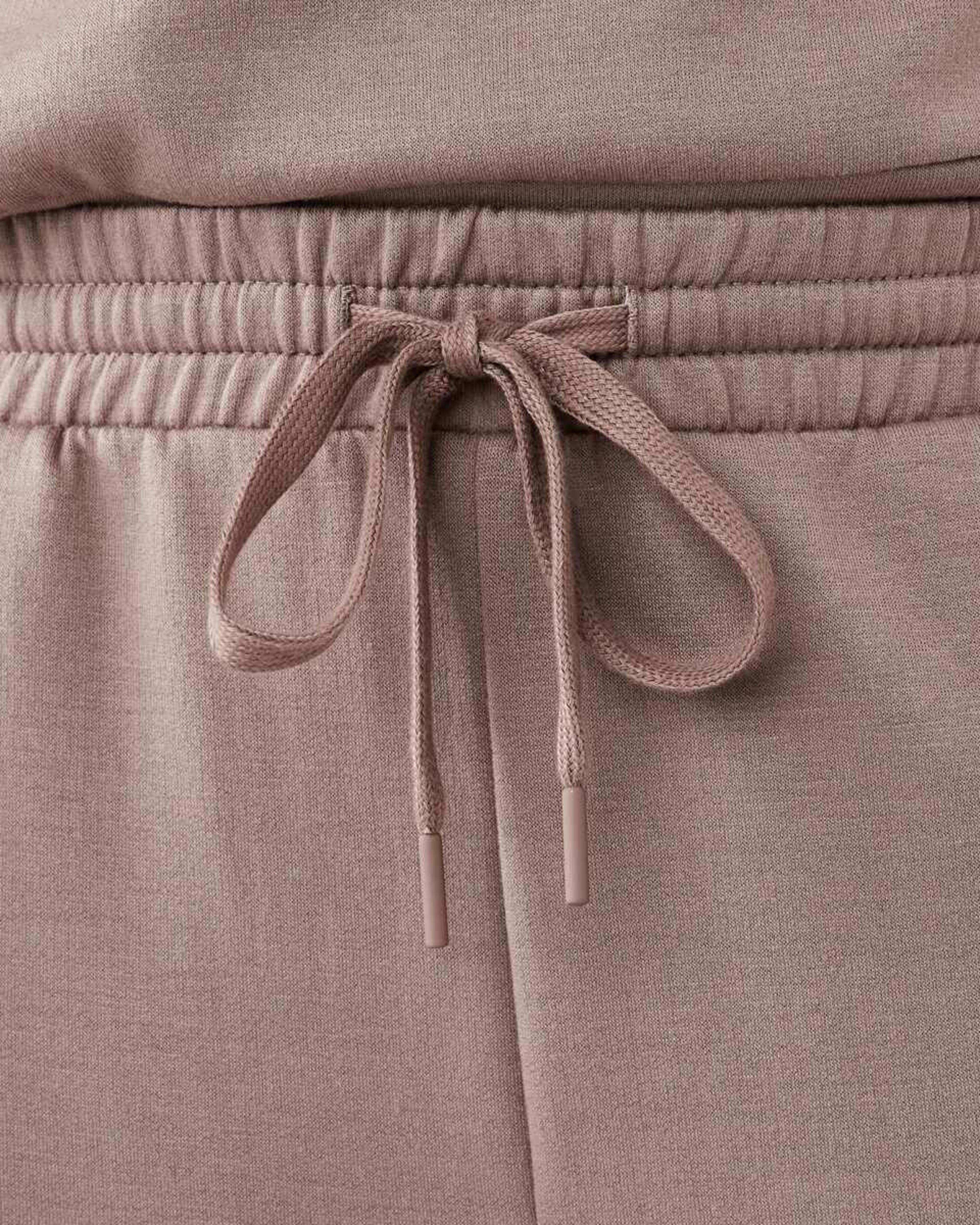 4 Soft Touch Wide Leg Trackpants Taupe Brn, 4 of 5