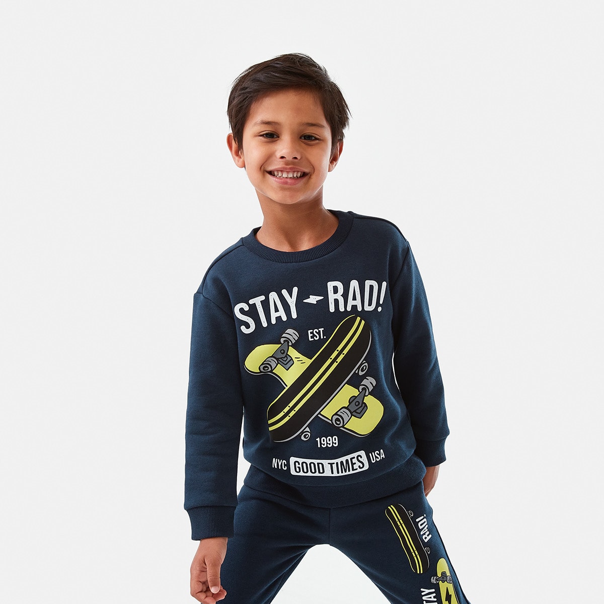 Print Crew Sweatshirt Kmart