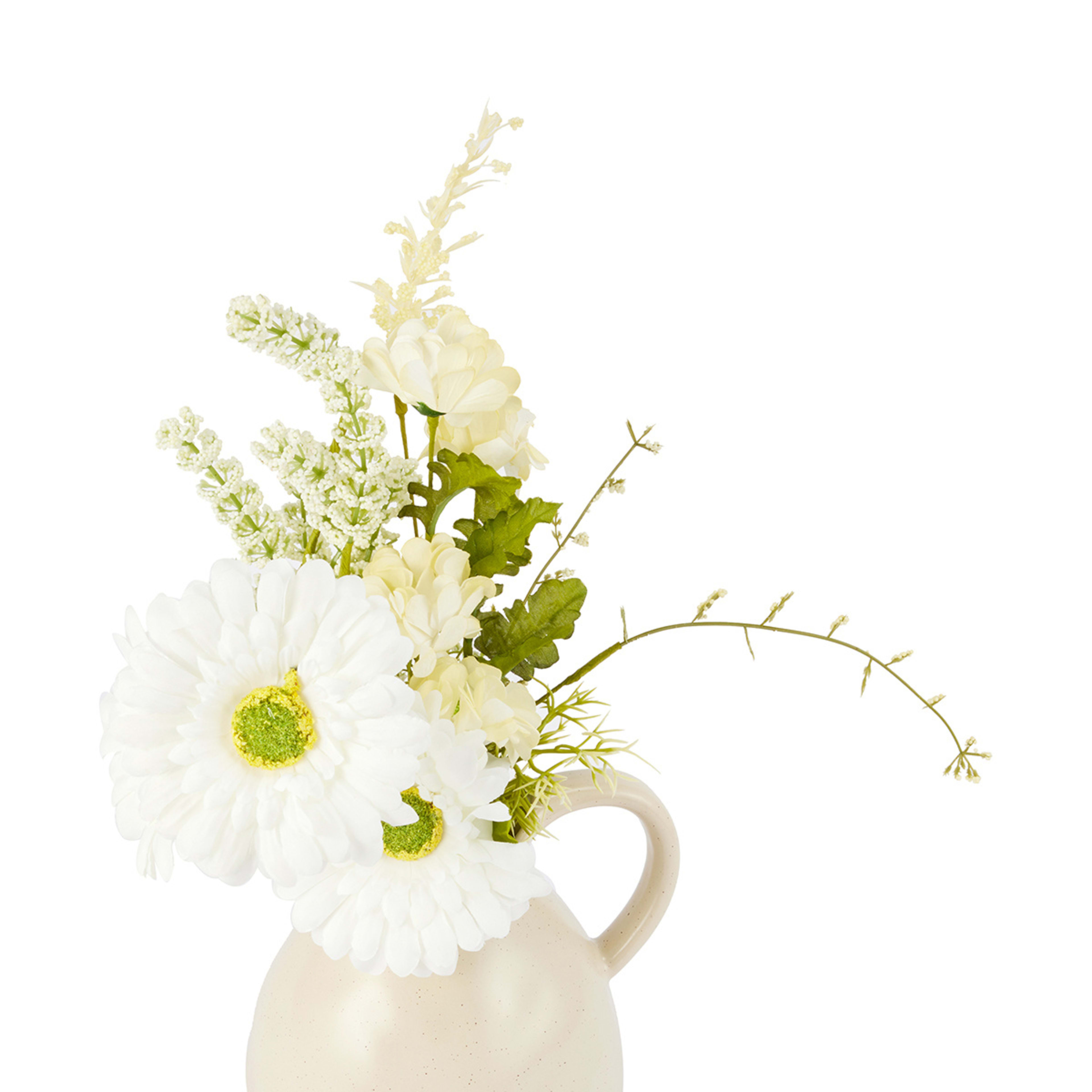 Artificial Field Flowers in Vase Kmart