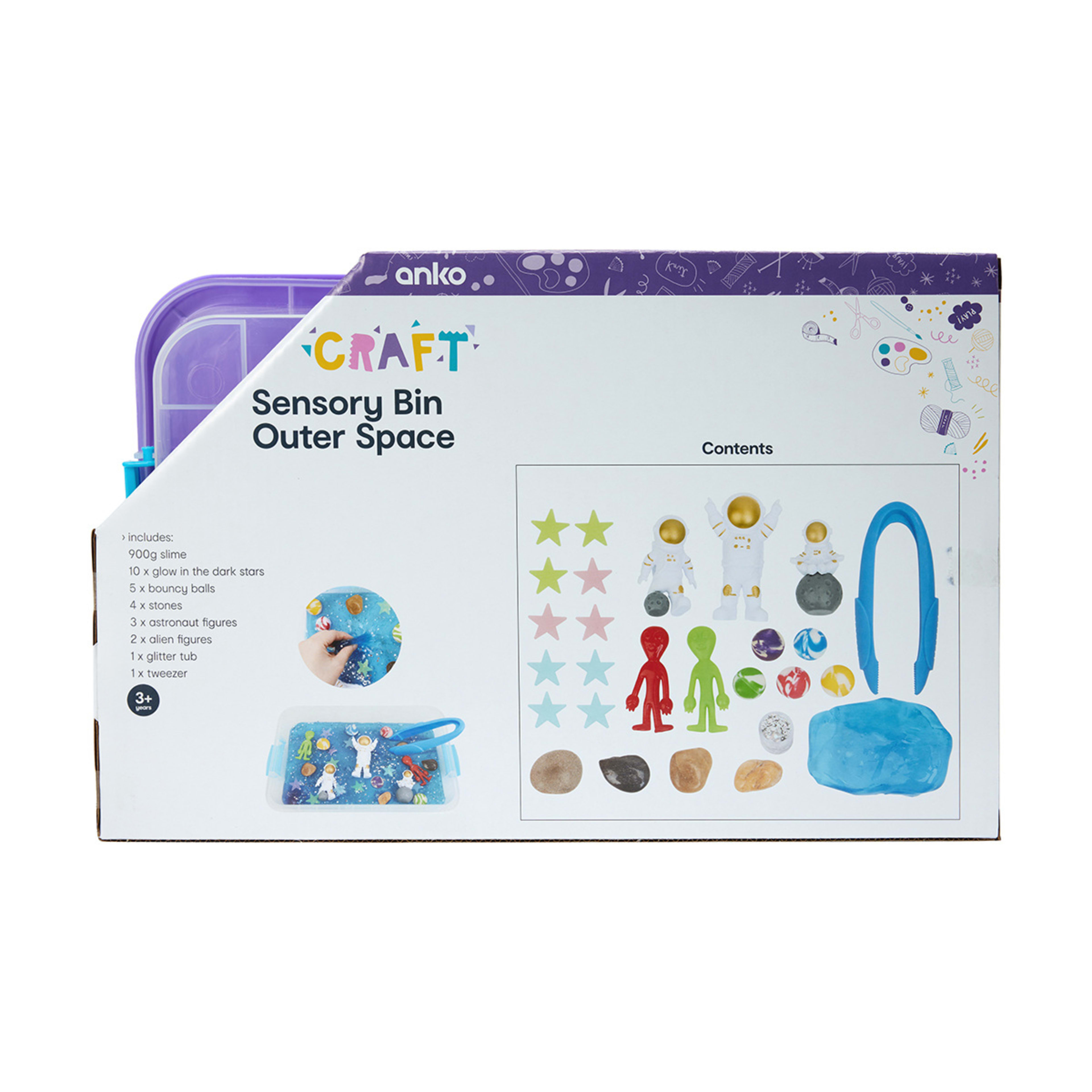Sensory Bin Outer Space Playset Kmart NZ