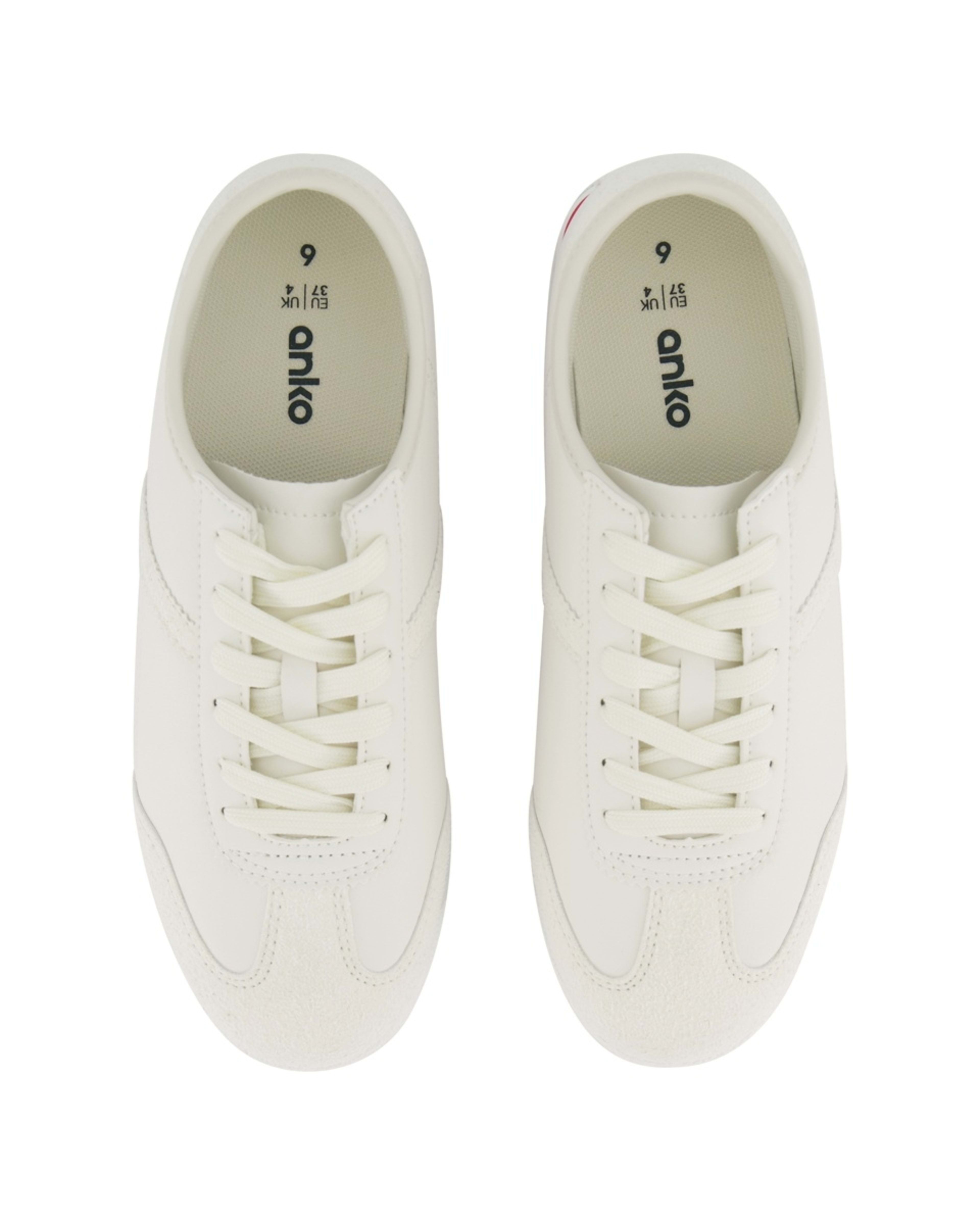 3 Slimline Retro Sneakers White, 3 of 5
