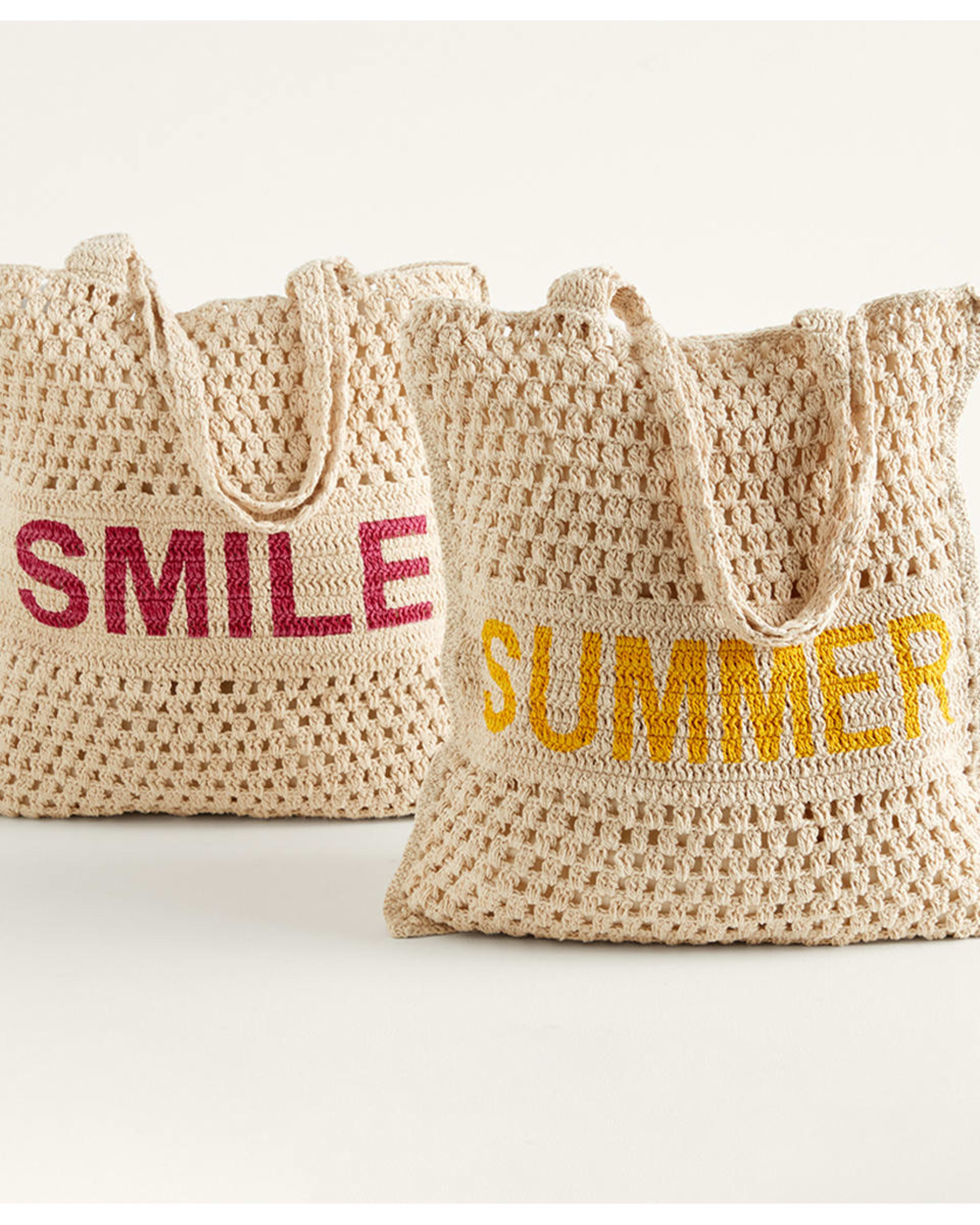 Macrame Slogan Tote Bag Kmart