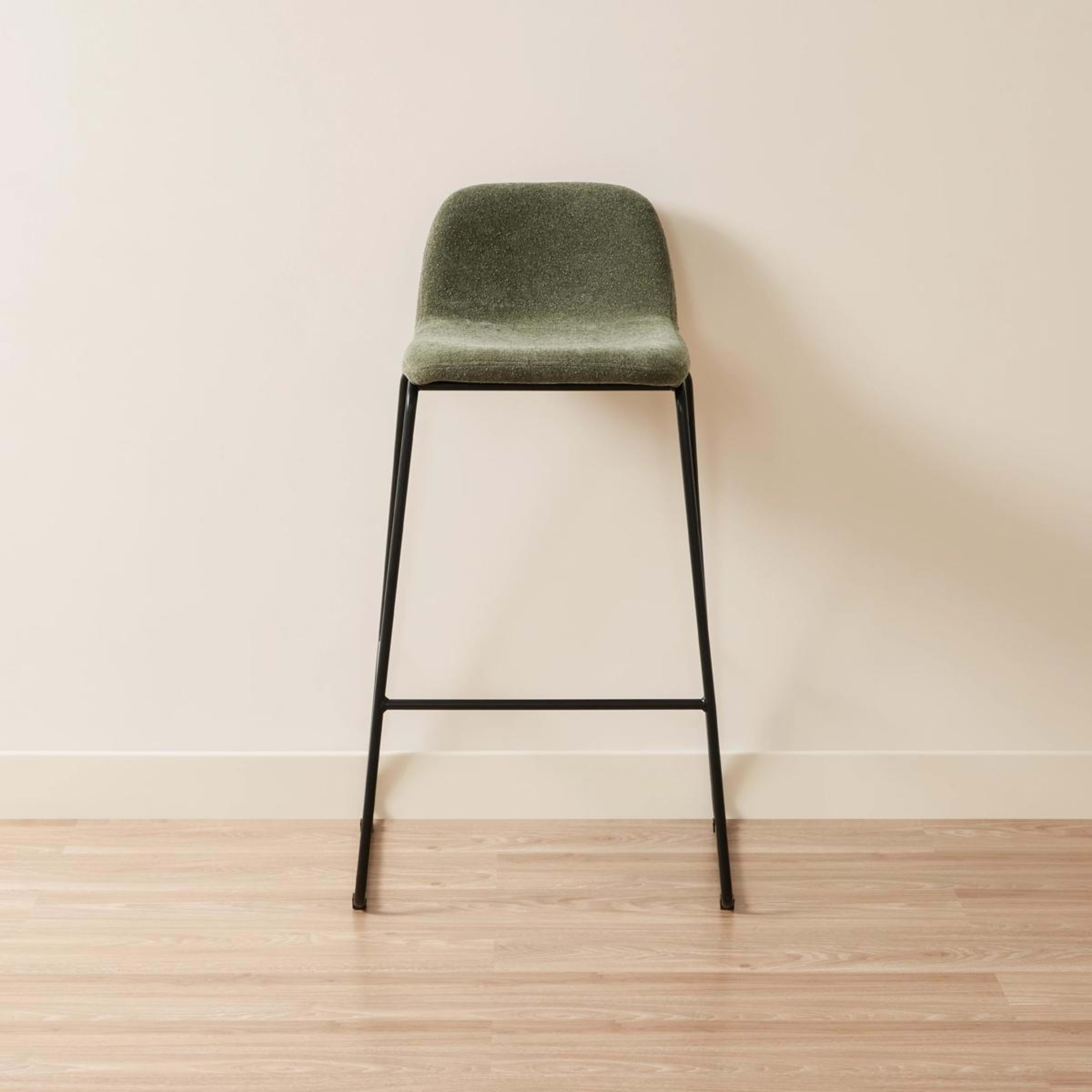 2 Chenille Stool - Green, 2 of 5