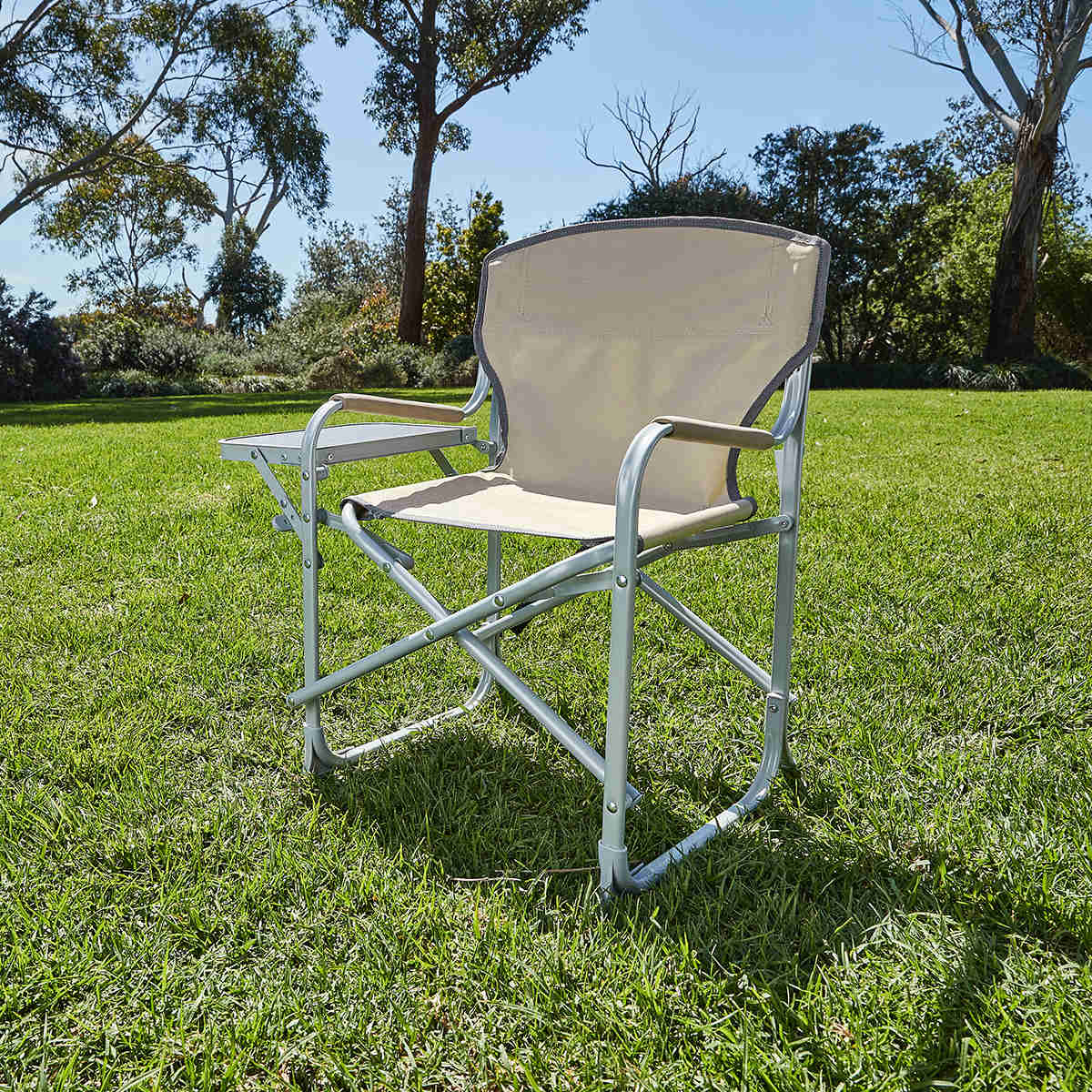 kmart camping chairs with side table