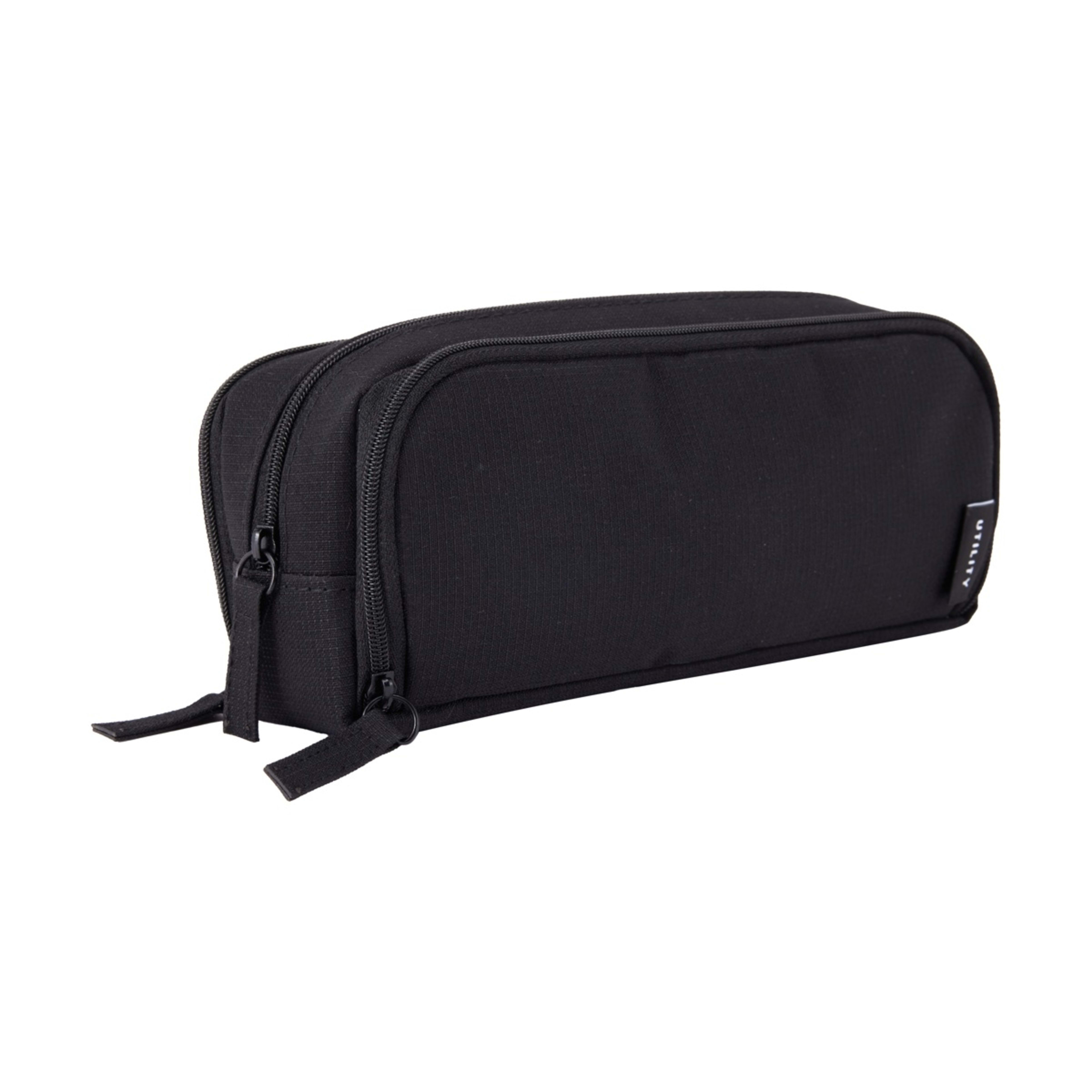 2 Pencil Case Multi Compartment - Black, 2 of 6