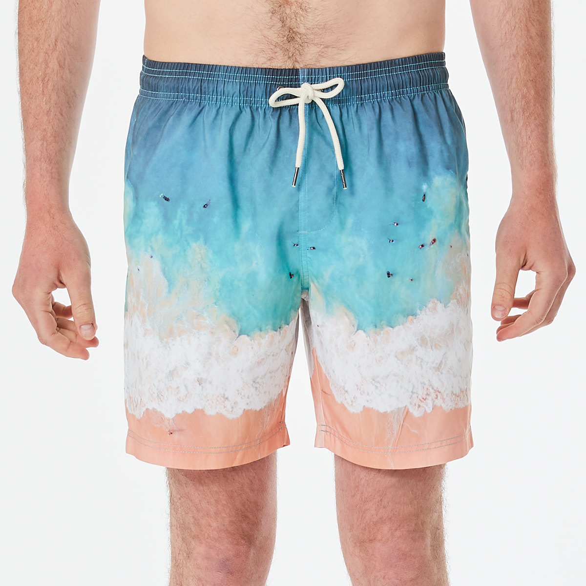 Recycled Polyester Print Swim Shorts 