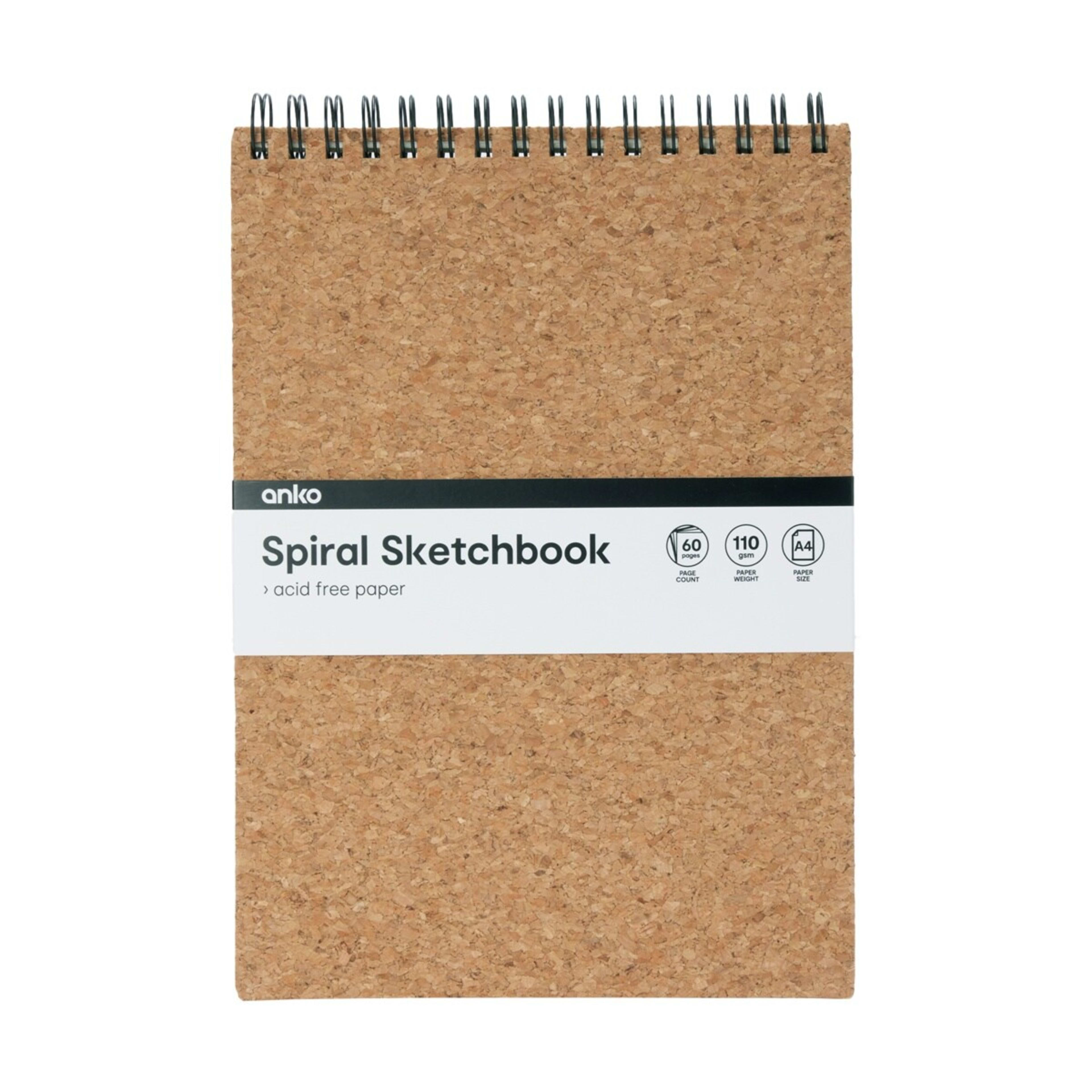 1 A4 Spiral Sketchbook