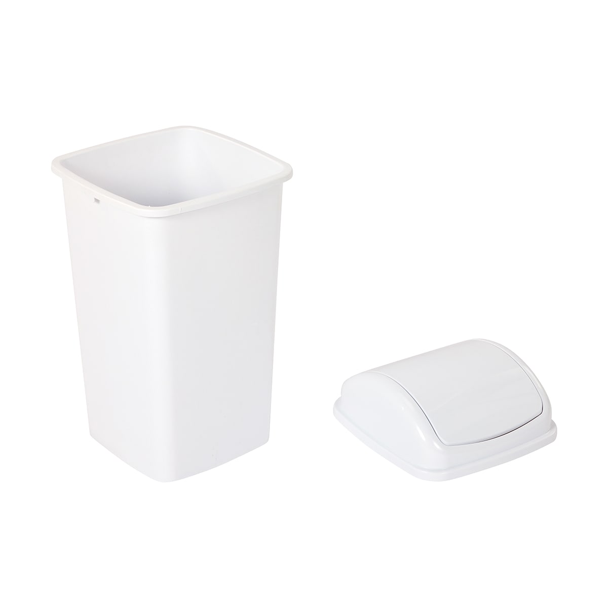 27L Swing Top Bin White Kmart NZ
