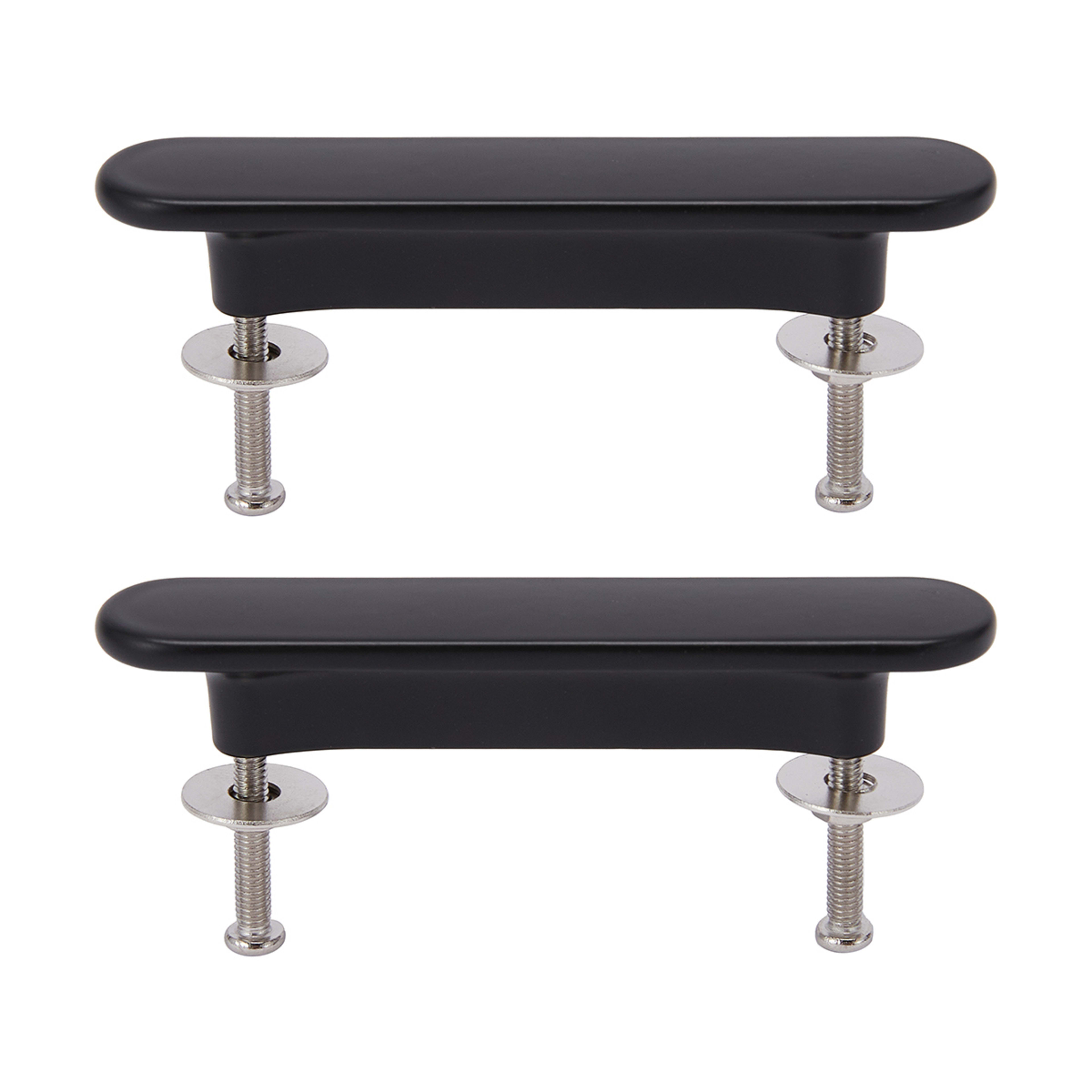 2 Pack Dash Handles Black Kmart