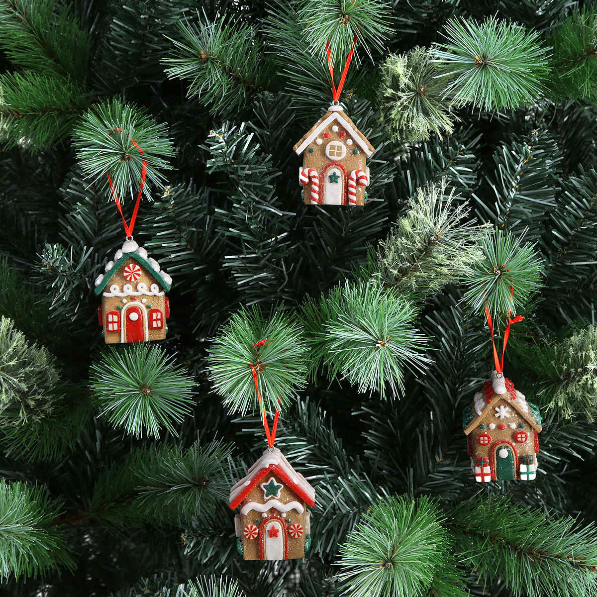 Christmas Hanging Decoration Gingerbread House Assorted Kmart