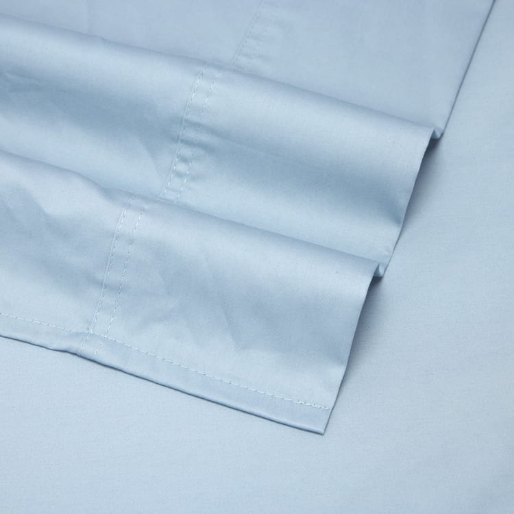 500 Thread Count Australian Grown Cotton Sheet Set - King Bed, Blue - Kmart