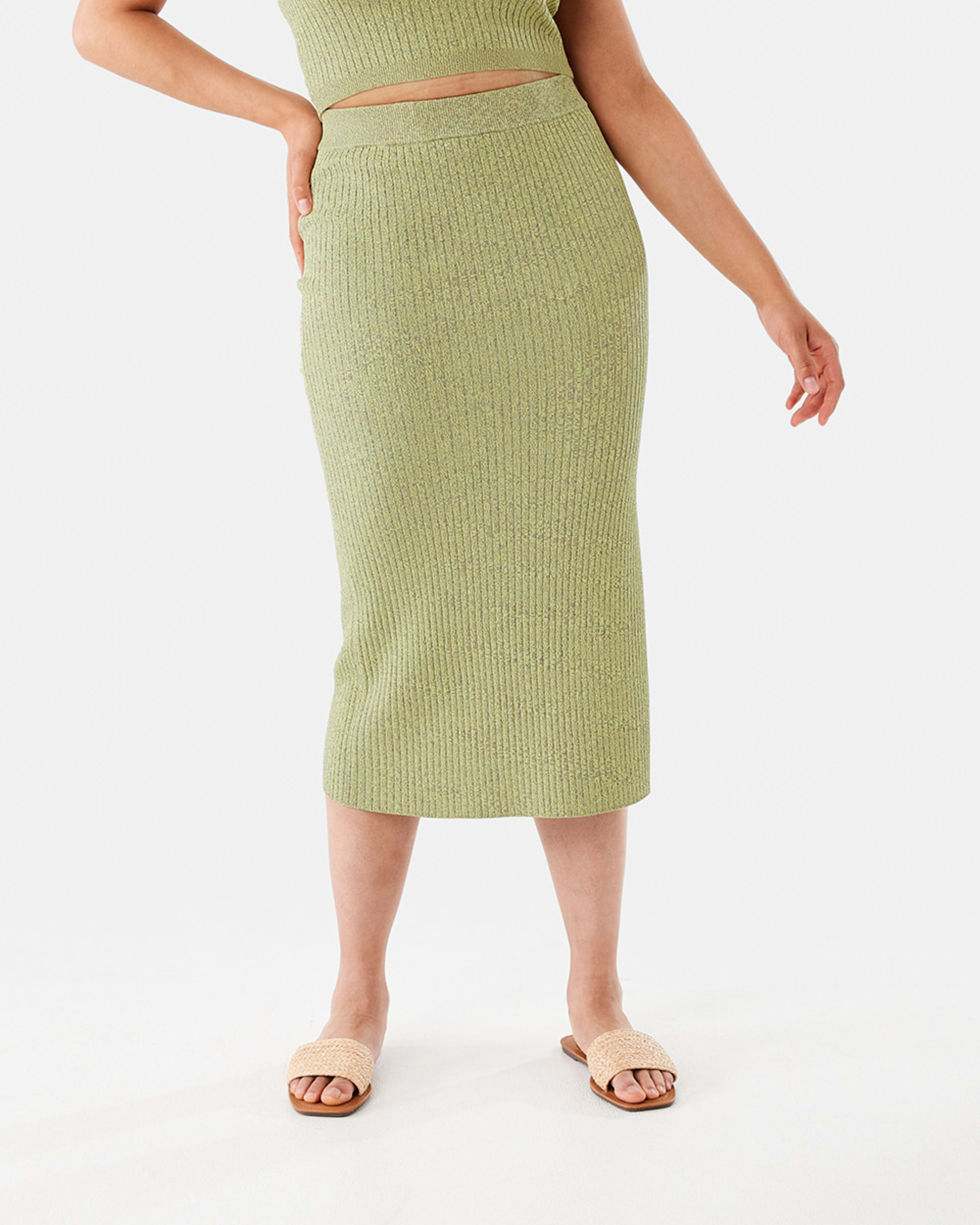 Rib Column Skirt Kmart