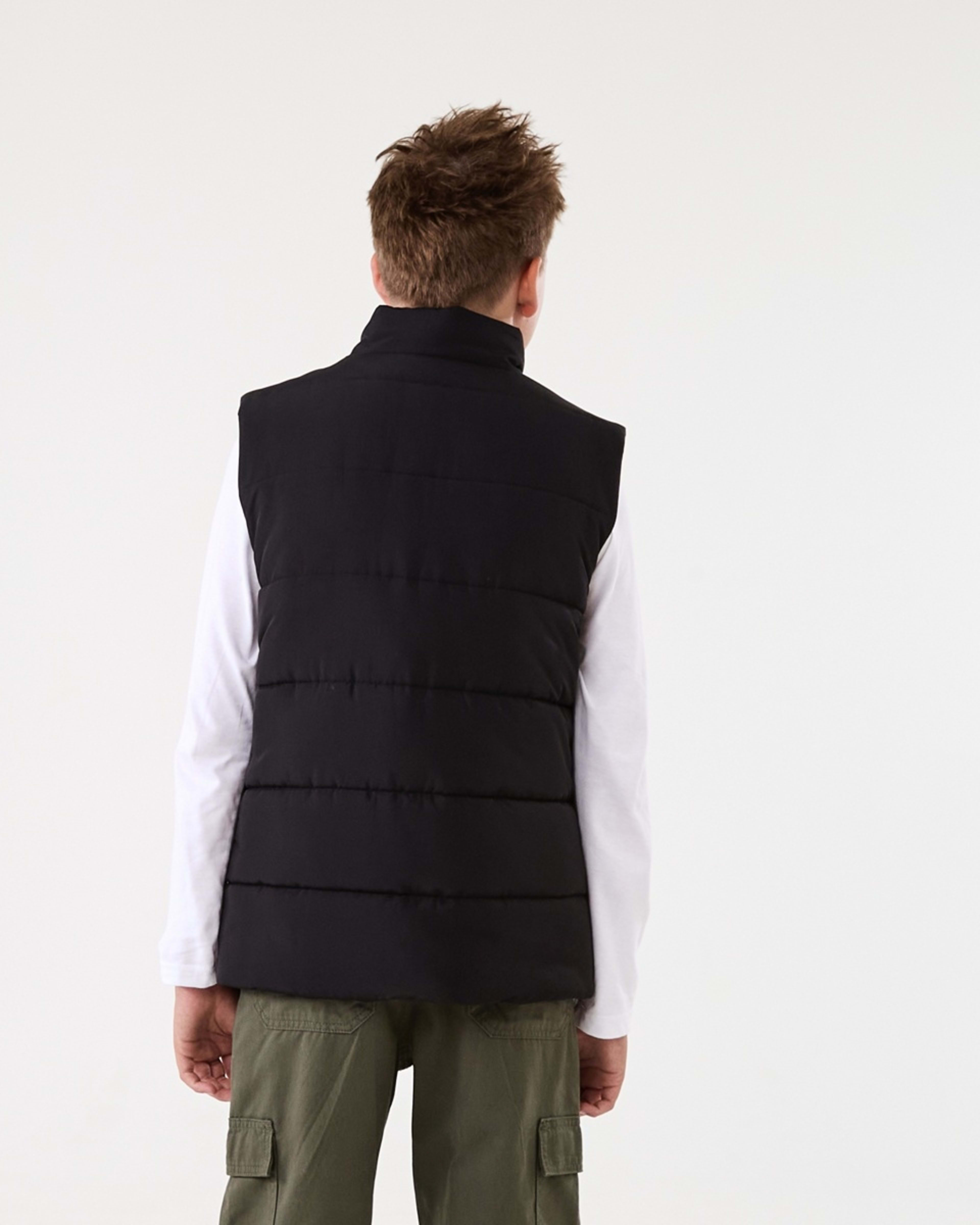 2 Basic Puffer Vest Black, 2 of 9