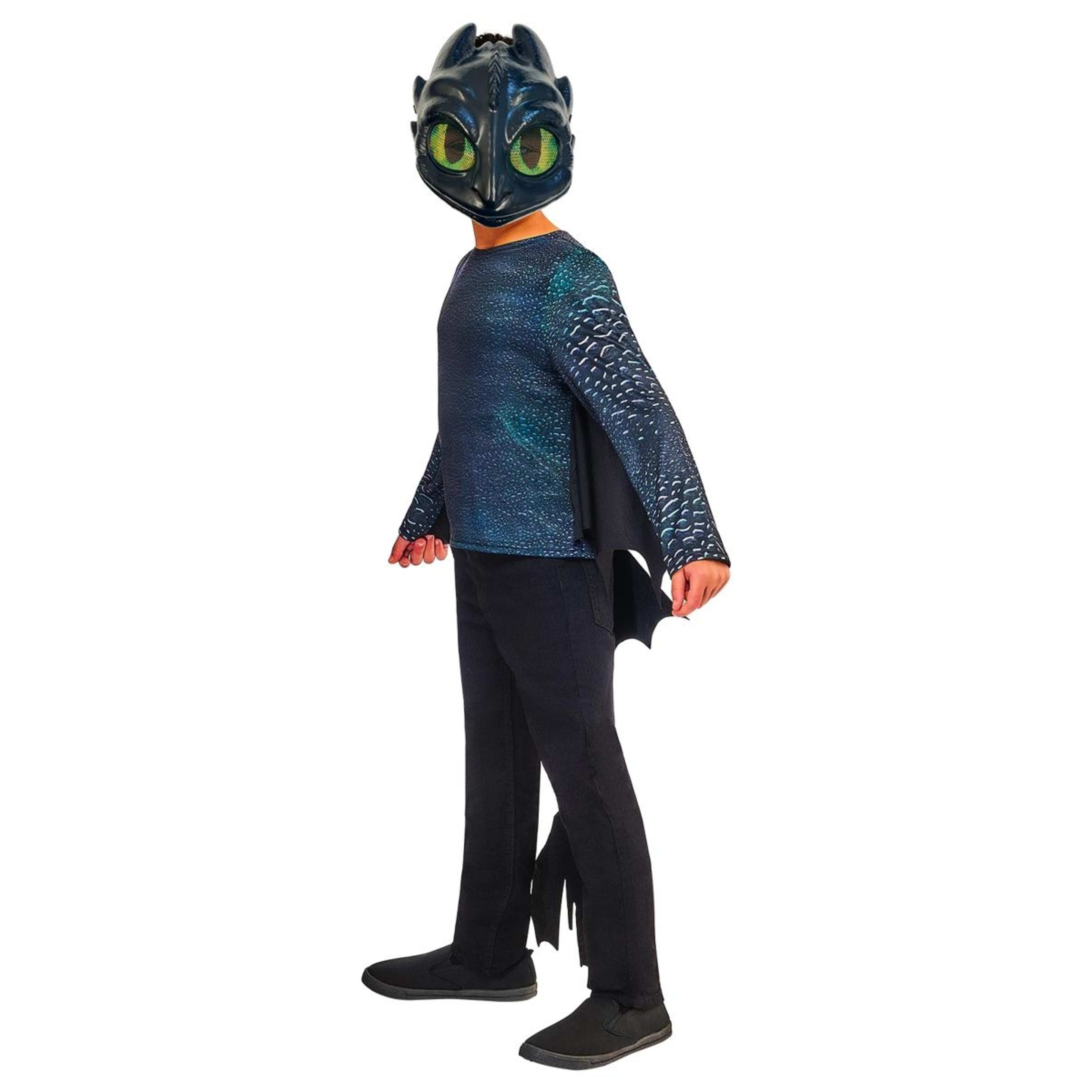 2 DreamWorks How to Train Your Dragon Toothless Child Costume - Ages 3-5, 2 of 4