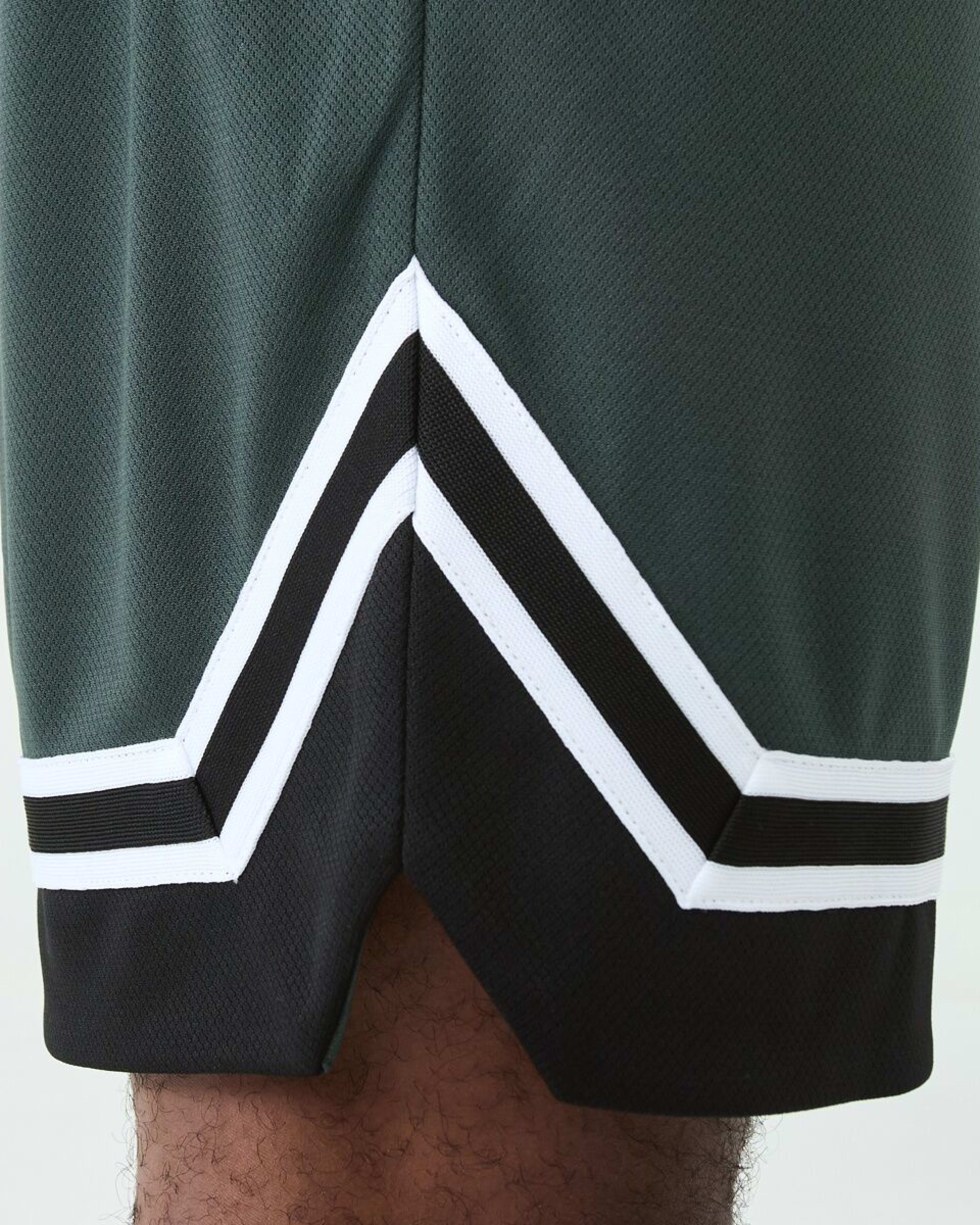 5 Active Mens Basketball Shorts Hunt Green, 5 of 6