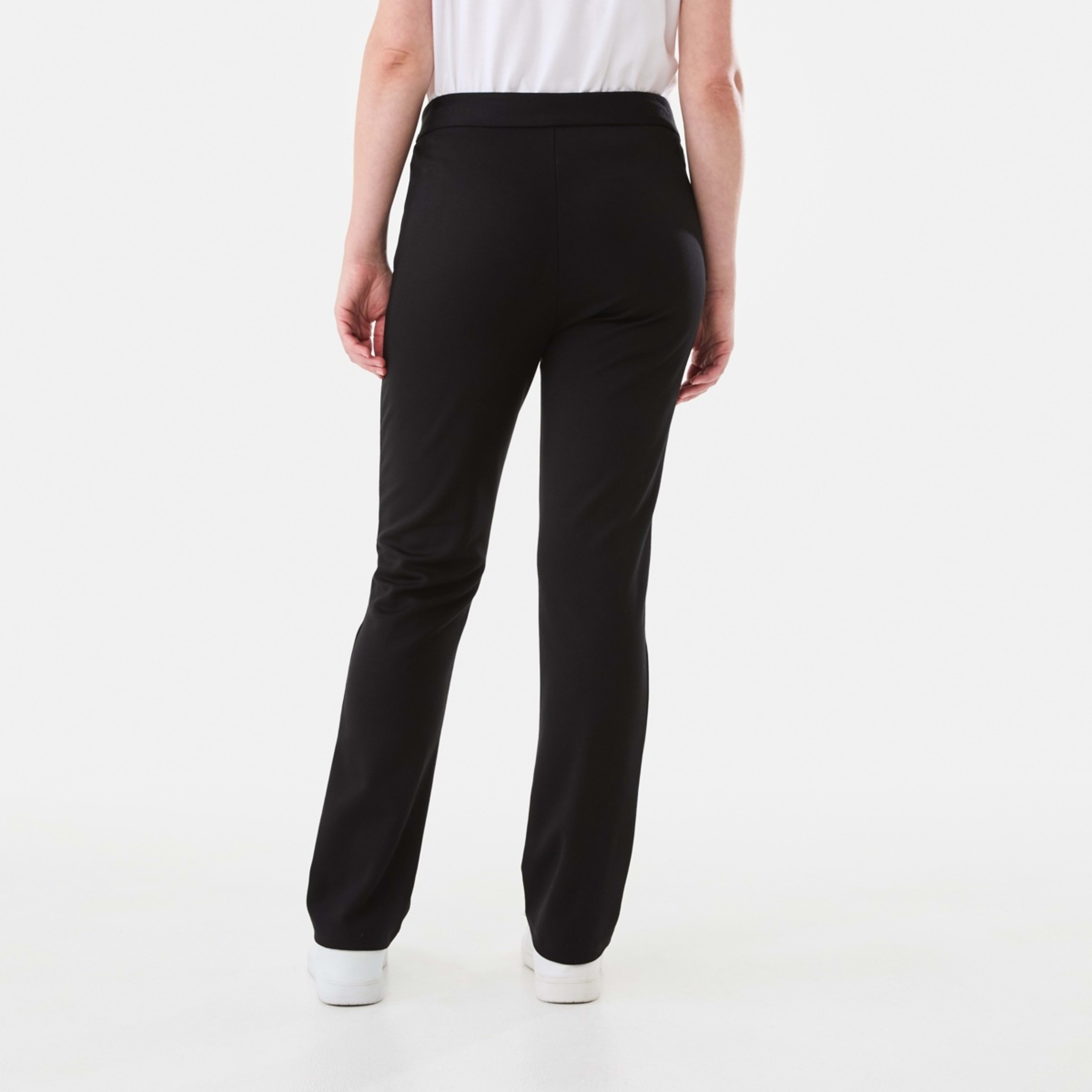 3 Slim Ponte Work Pants Black, 3 of 5