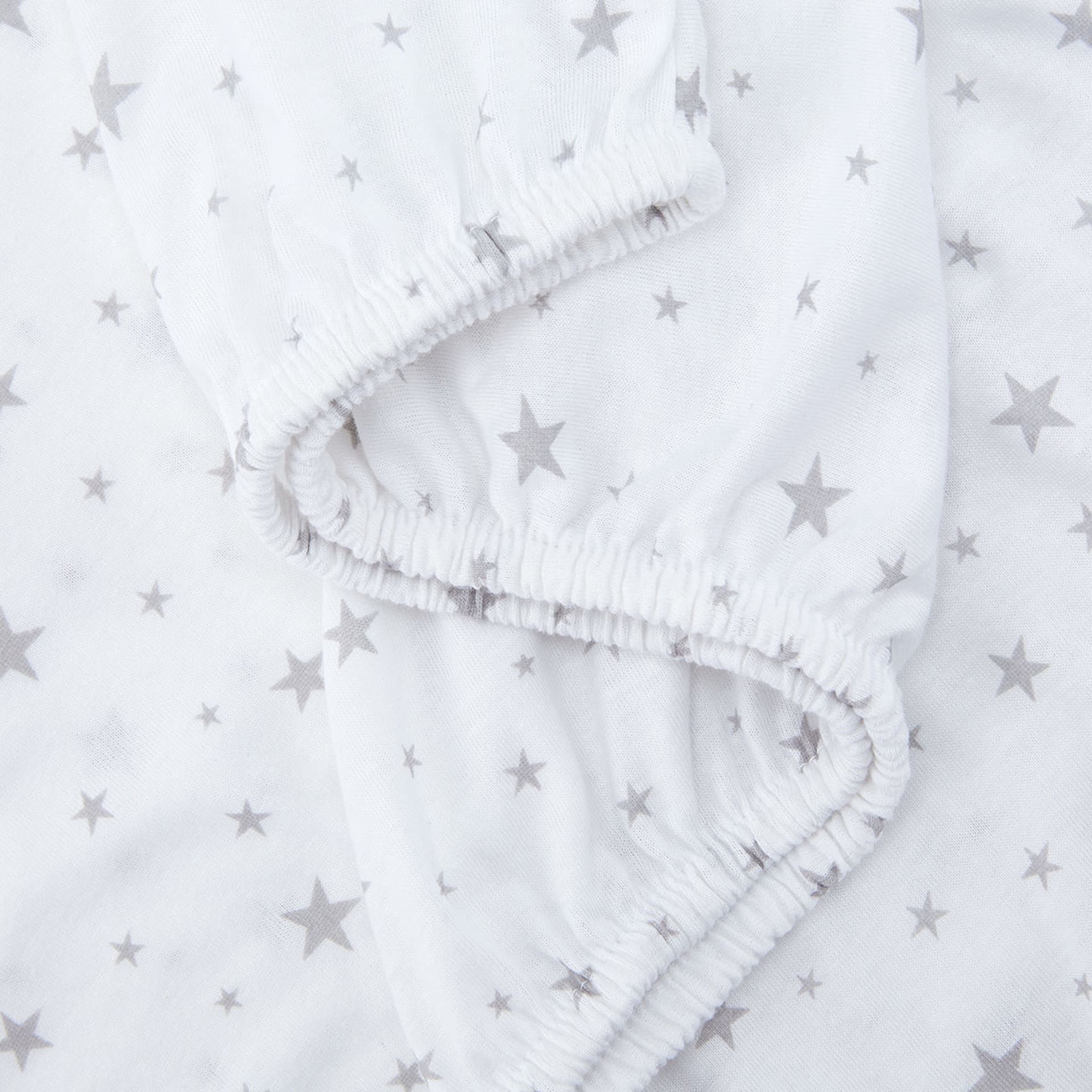 2 Pack Organic Cotton Jersey Fitted Cot Sheets Stars Kmart