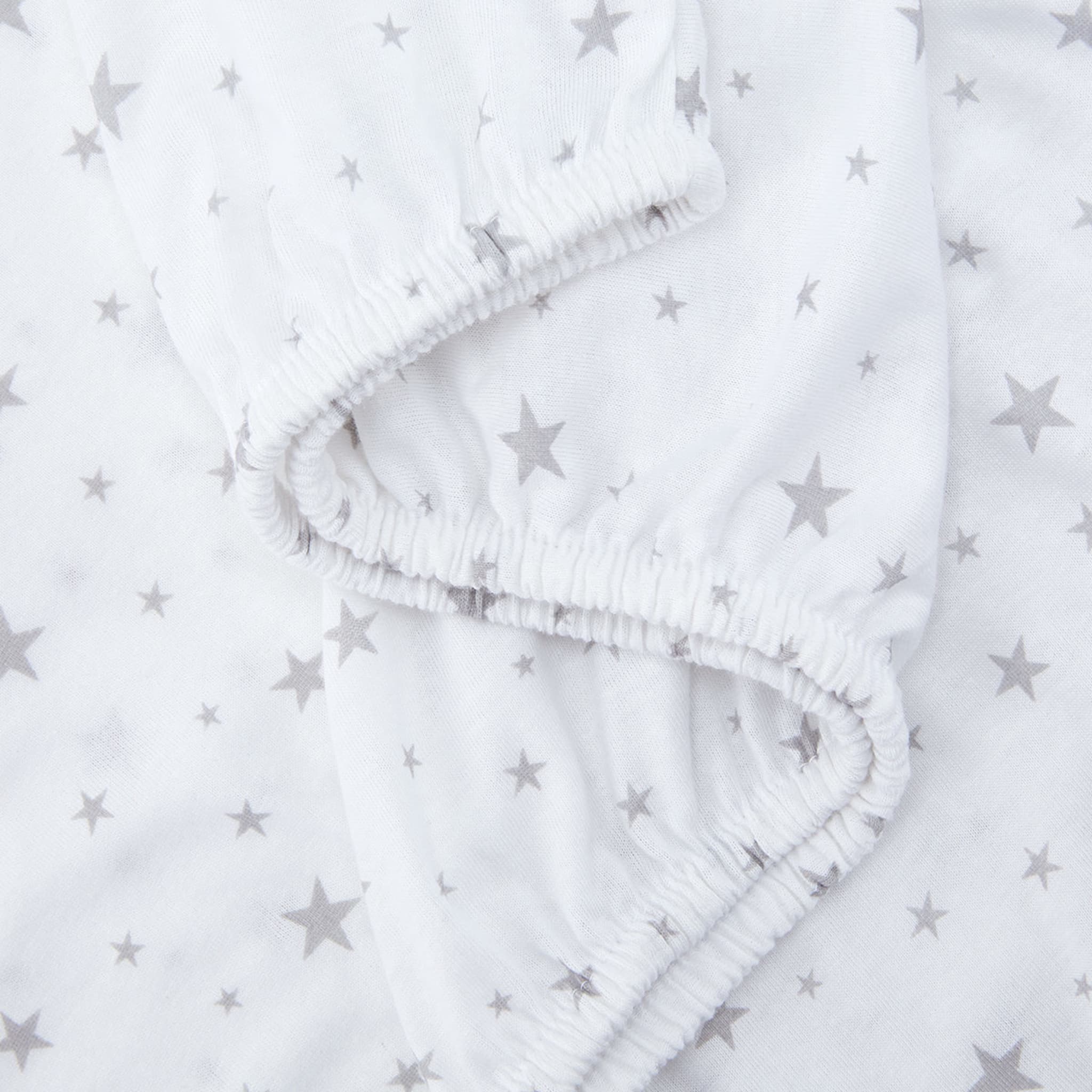 2 Pack Organic Cotton Jersey Fitted Cot Sheets Stars Kmart