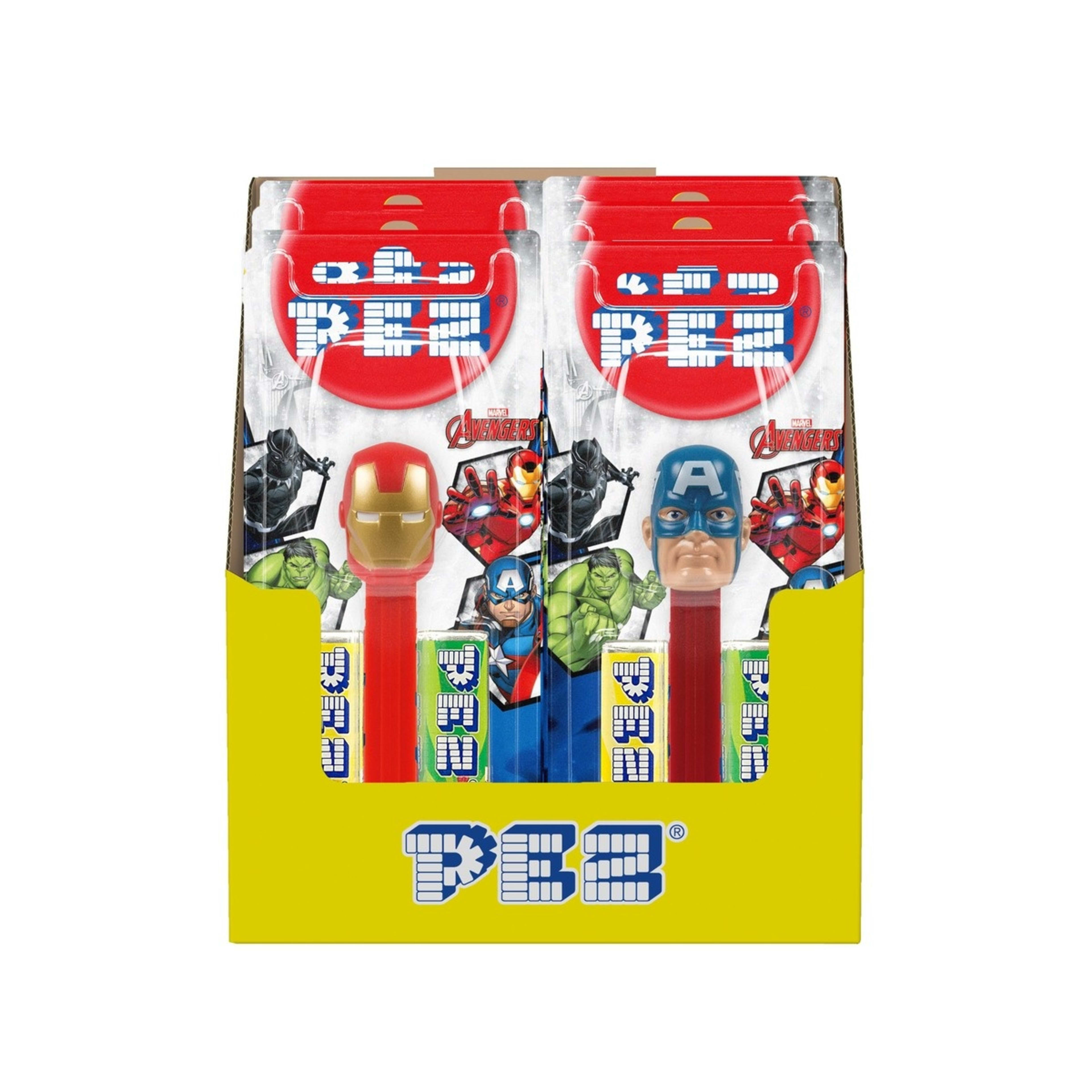 1 Pez Marvel Avengers 17g - Assorted