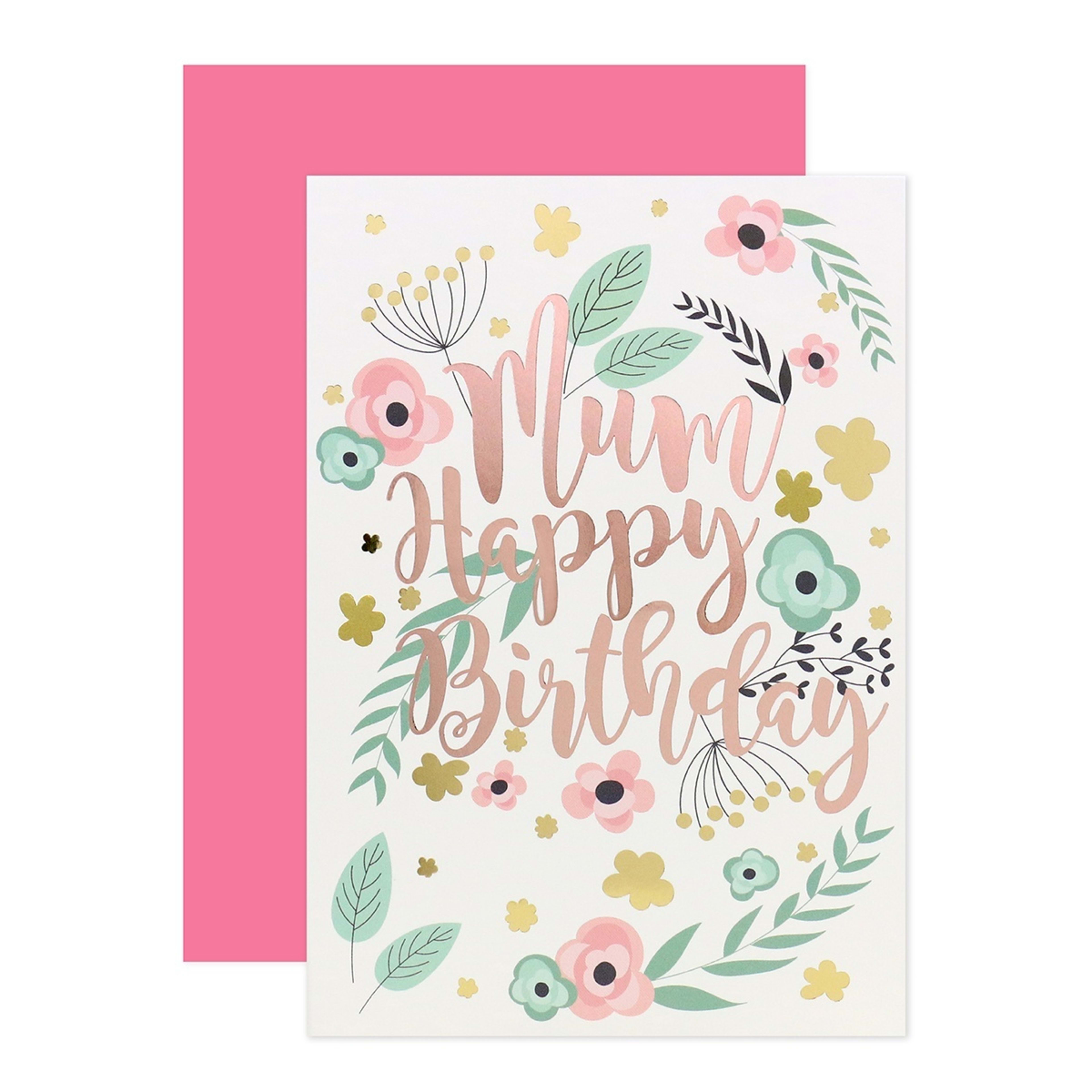 1 Connections from Hallmark Birthday Card For Mum - Love and Wishes