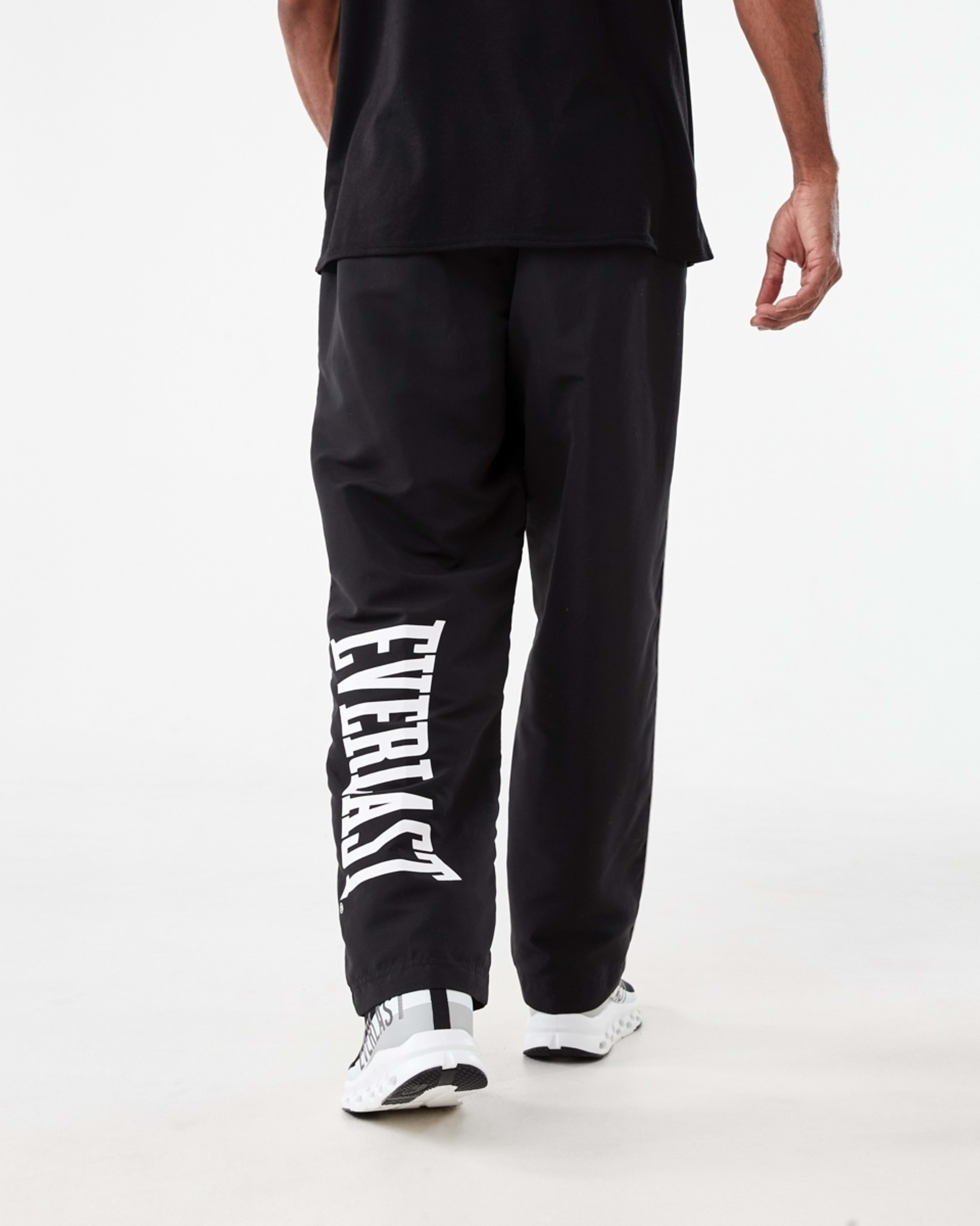 3 Everlast Mens Trackpants EVER SHELL PANT BLACK, 3 of 6