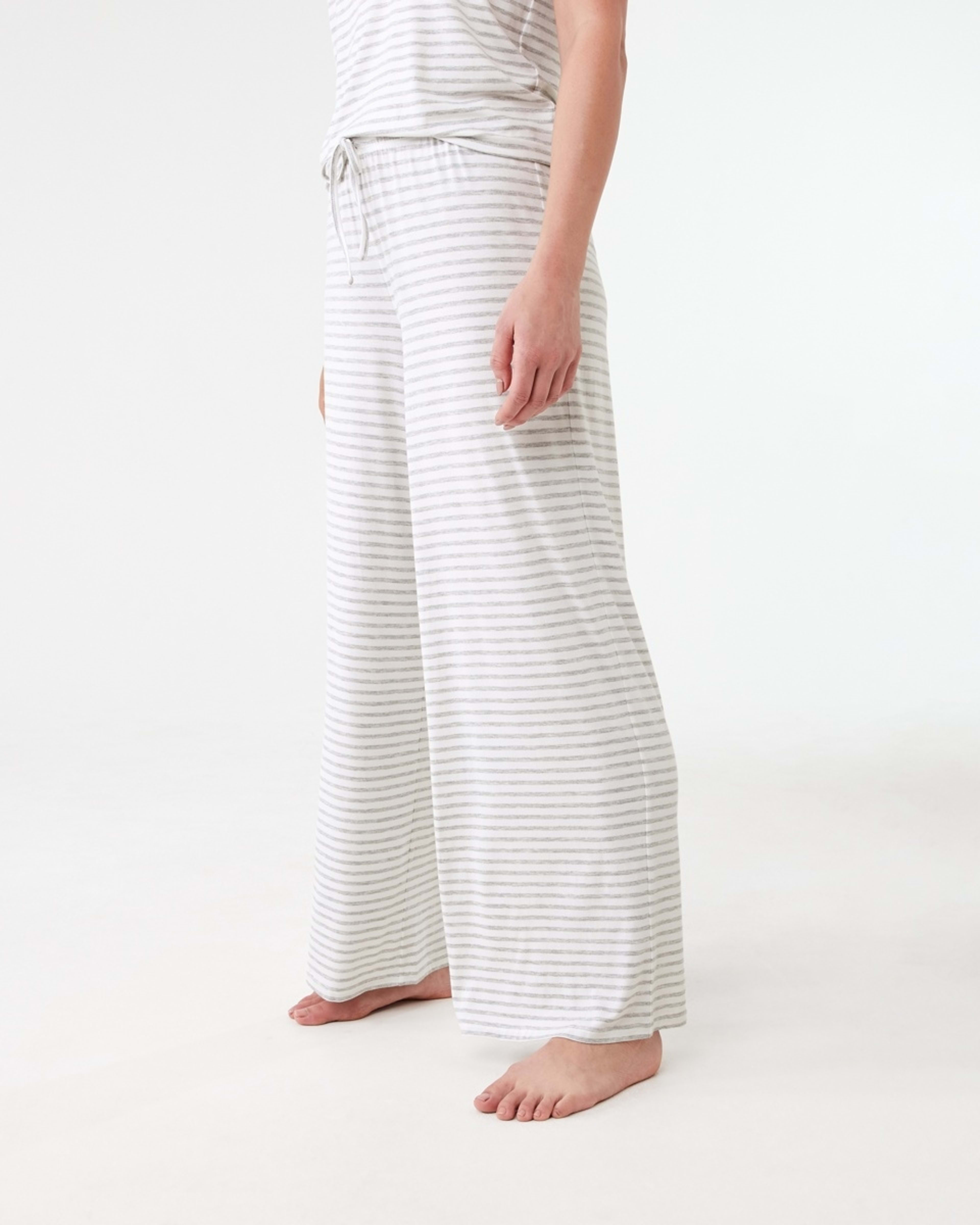 2 Viscose Pants MARLE STRIPE SILVER MARLE, 2 of 5