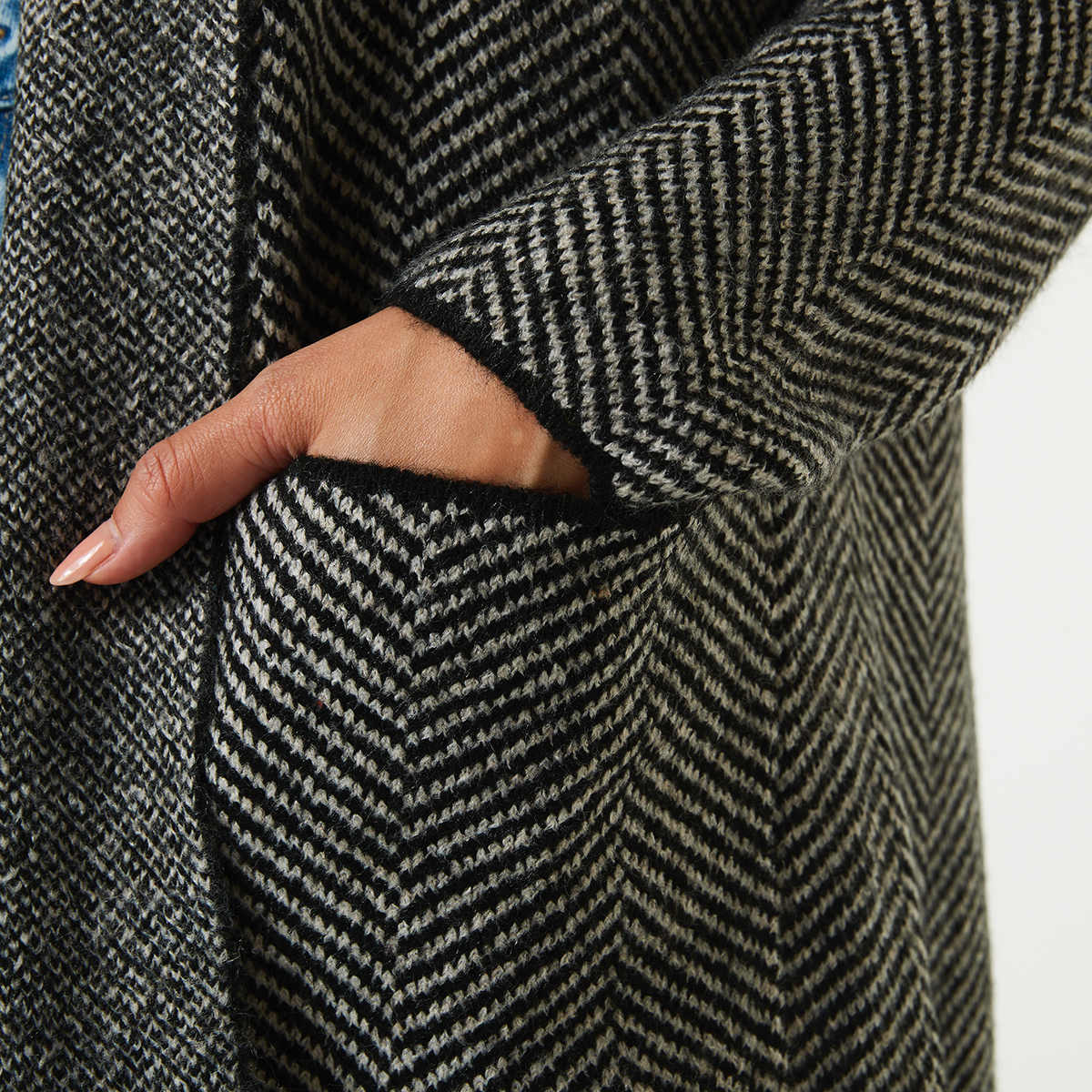 Check Coatigan Kmart