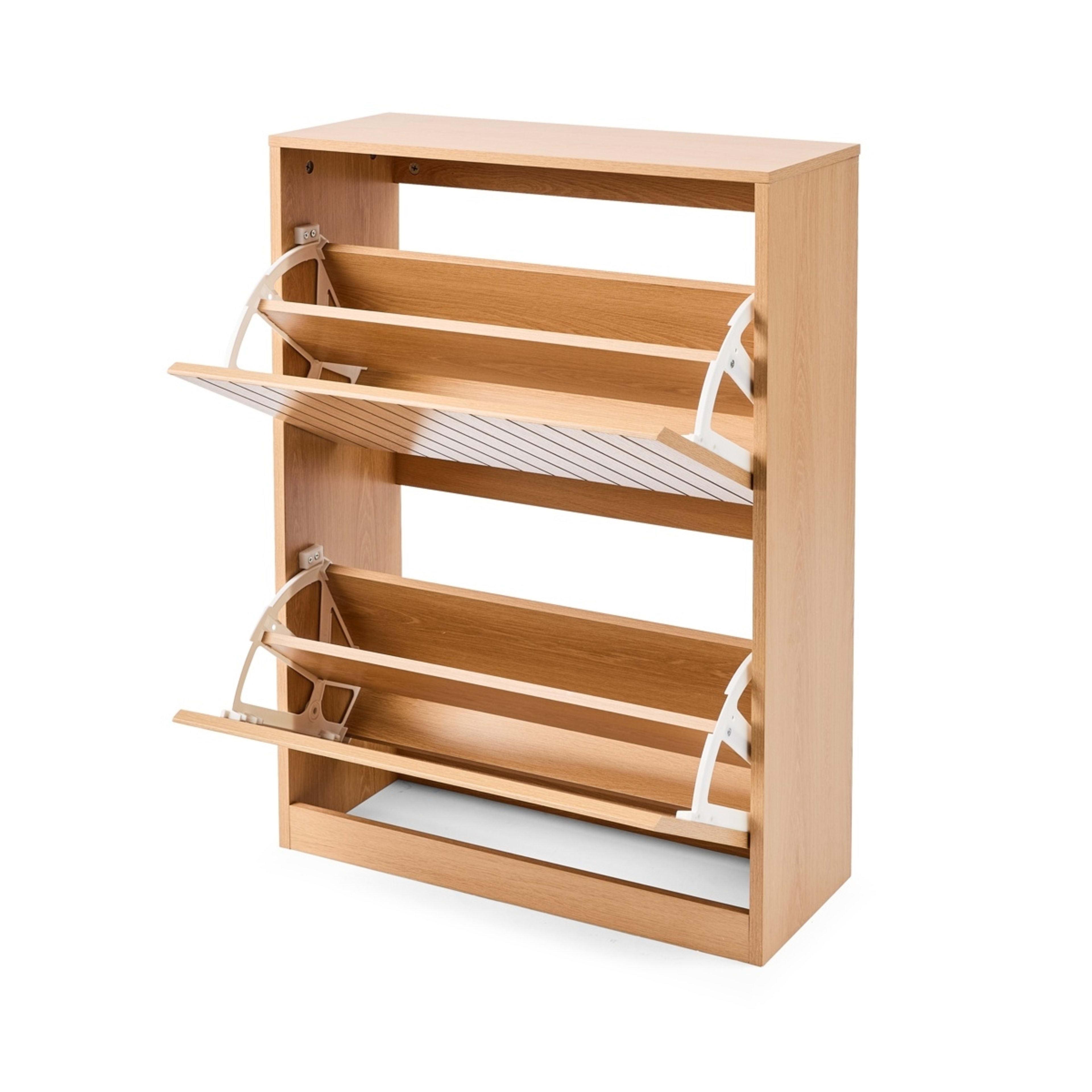 6 Leon 2 Tier Shoe Cabinet, 6 of 10