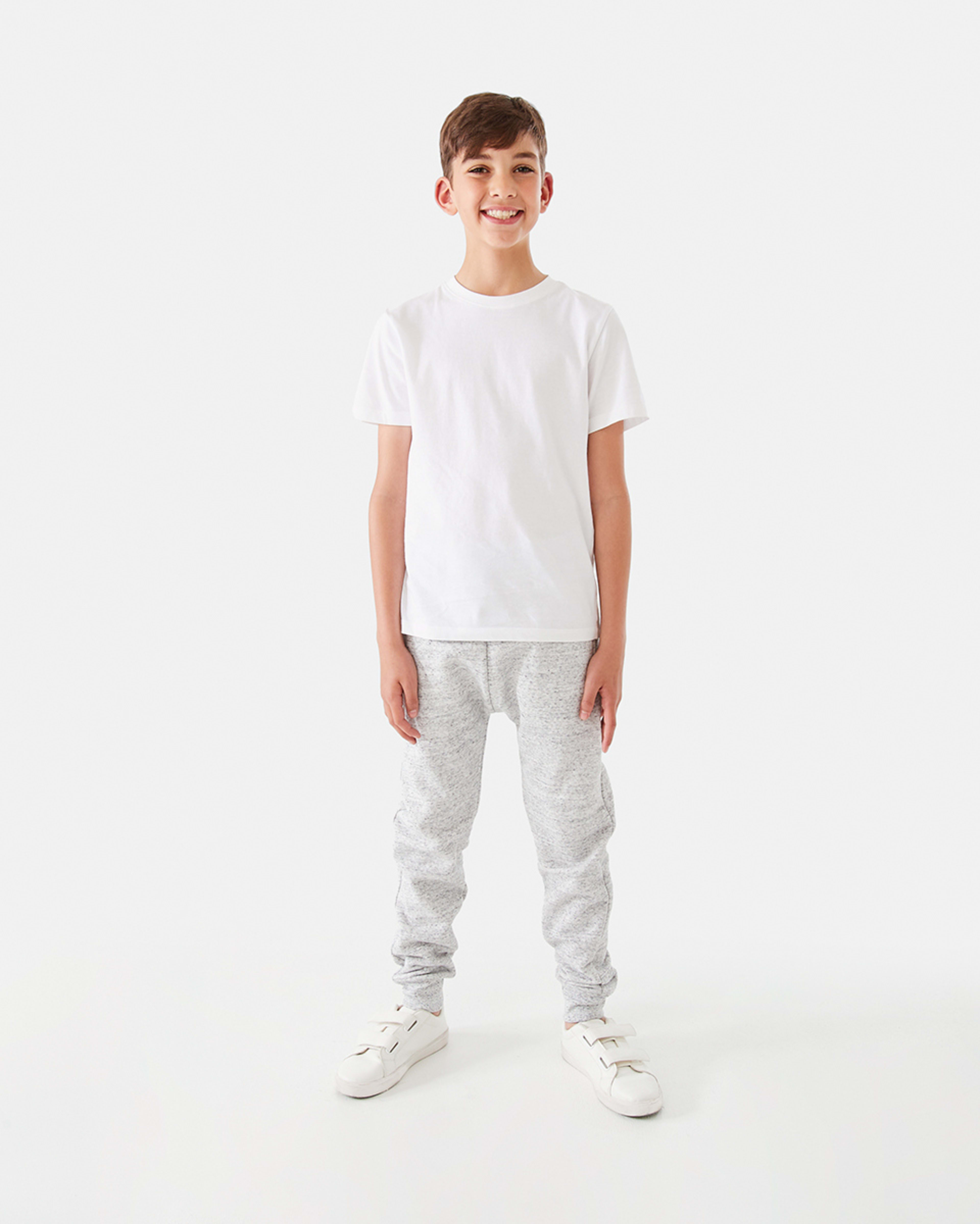5 Heavy Fleece Trackpants Lt Gry Mar, 5 of 8