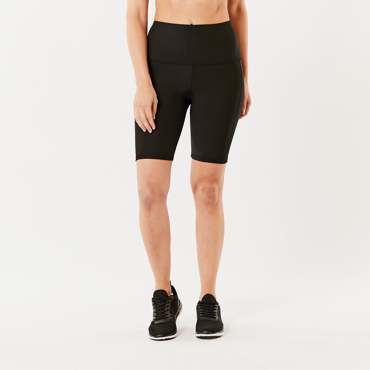 Active Womens Ribbed Long Bike Short 