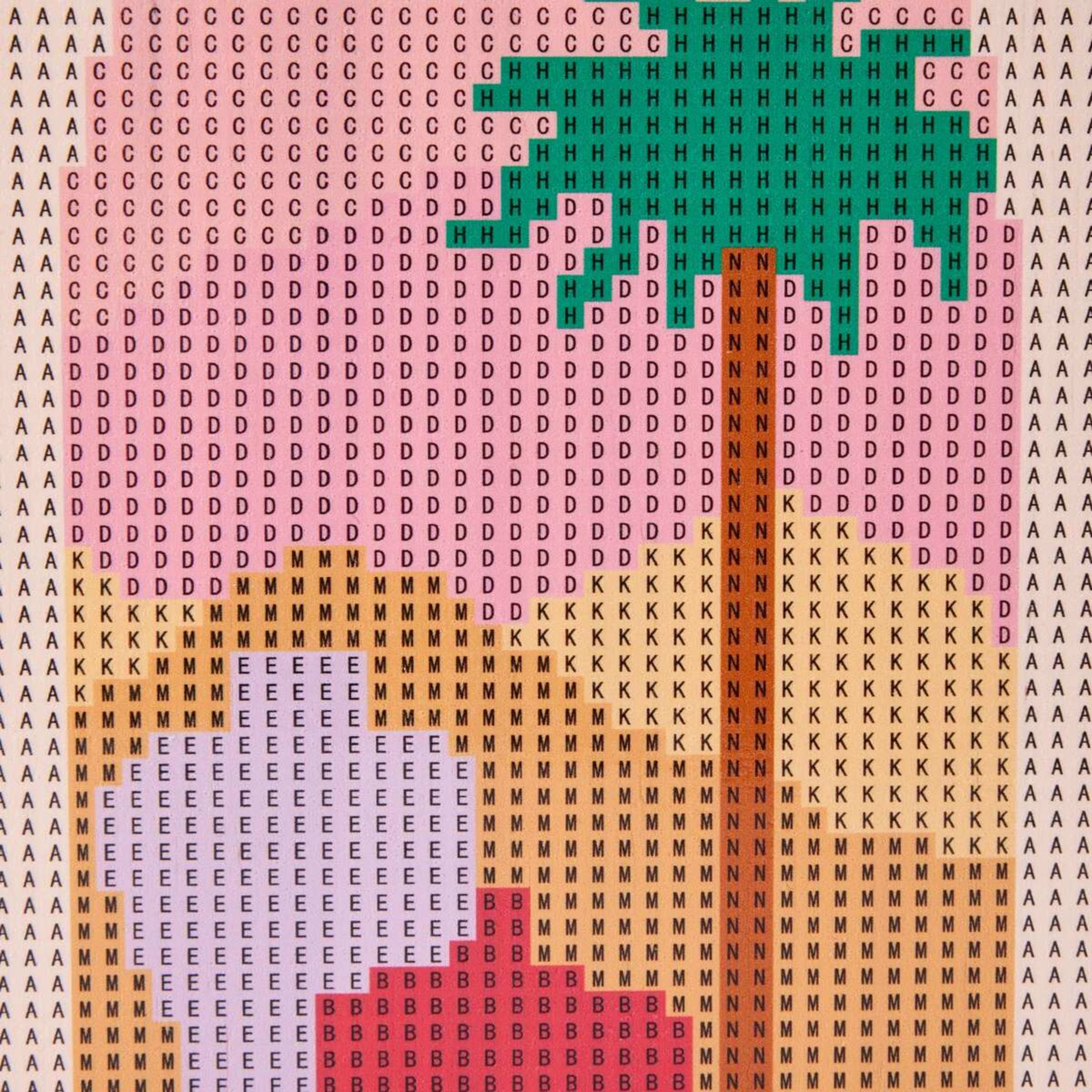 8 Sparkle Gem Art Wood Block - Palm, 8 of 10