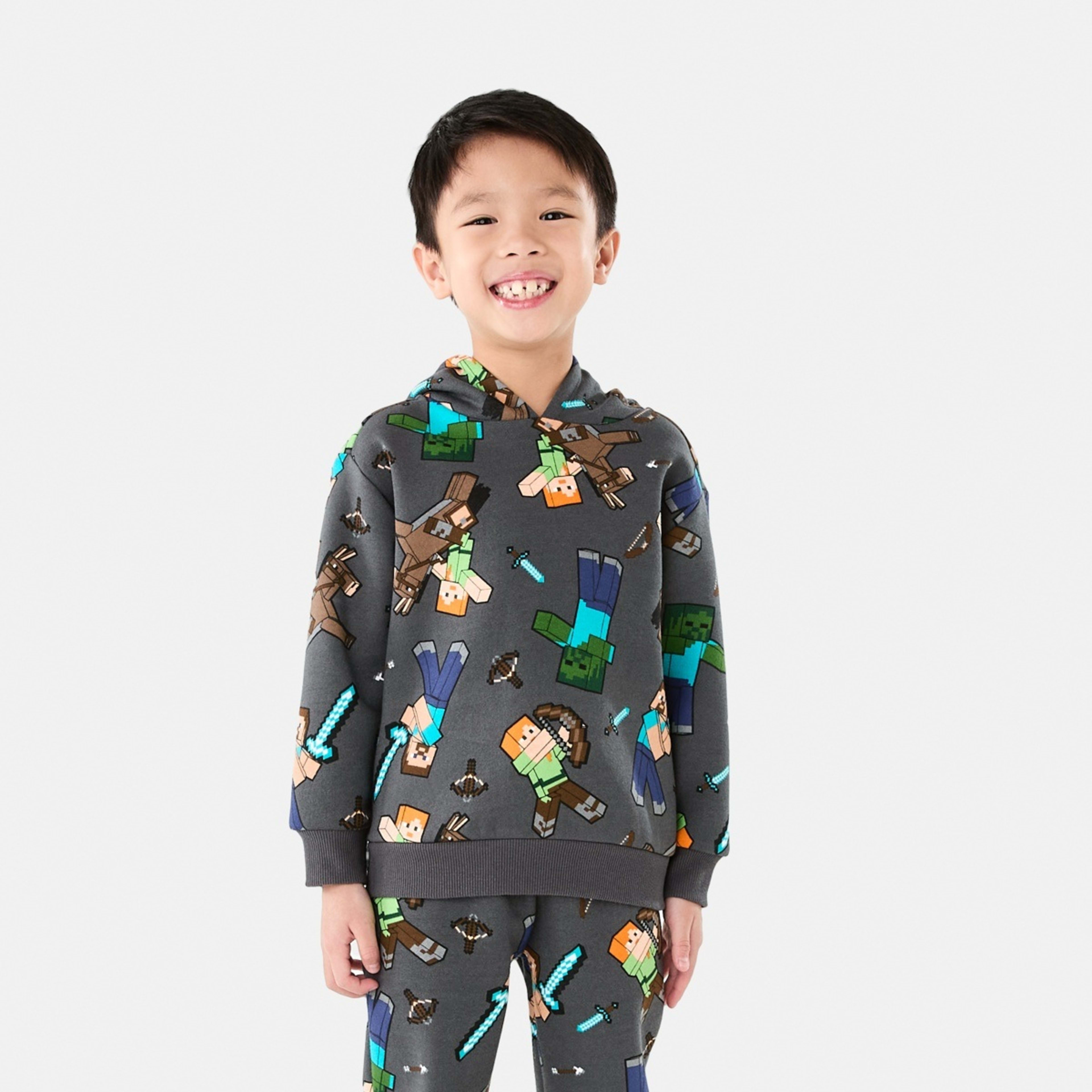 1 Minecraft License Print Hoodie Minecraft, 1 of 9