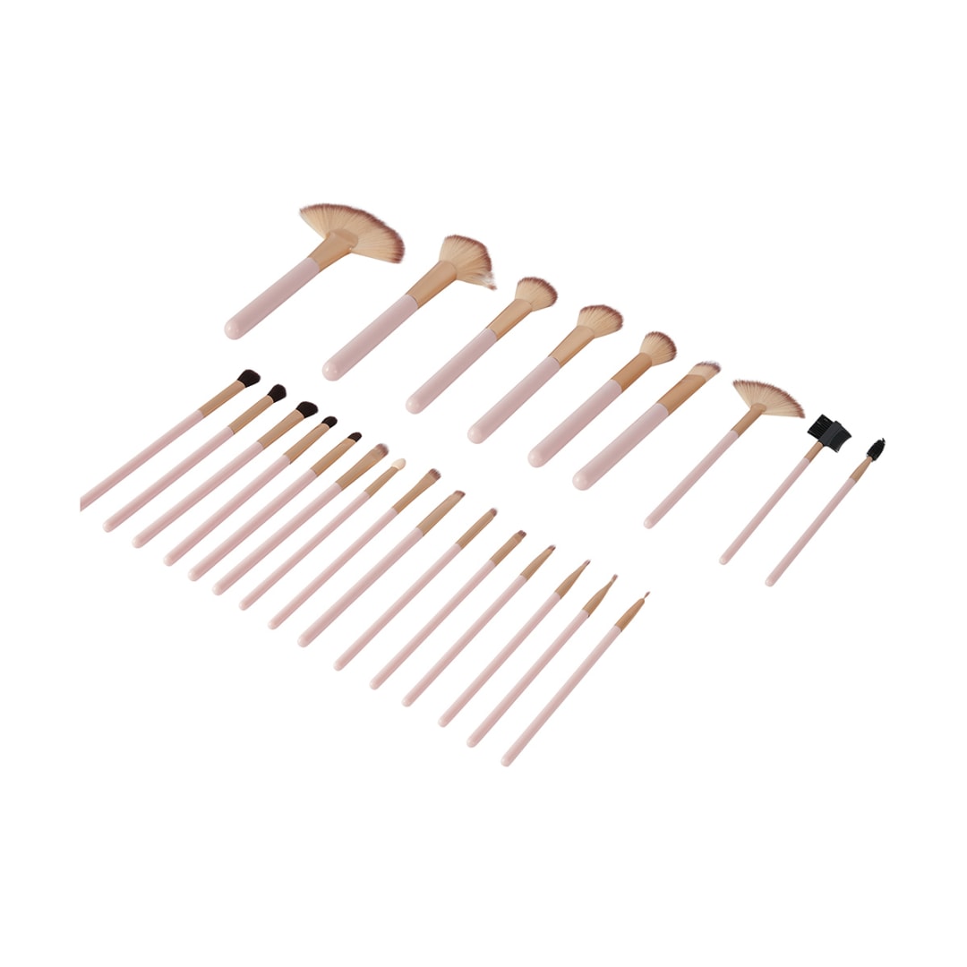 OXX Cosmetics 24 Piece Makeup Brush Set and Travel Case Soft Glam Kmart