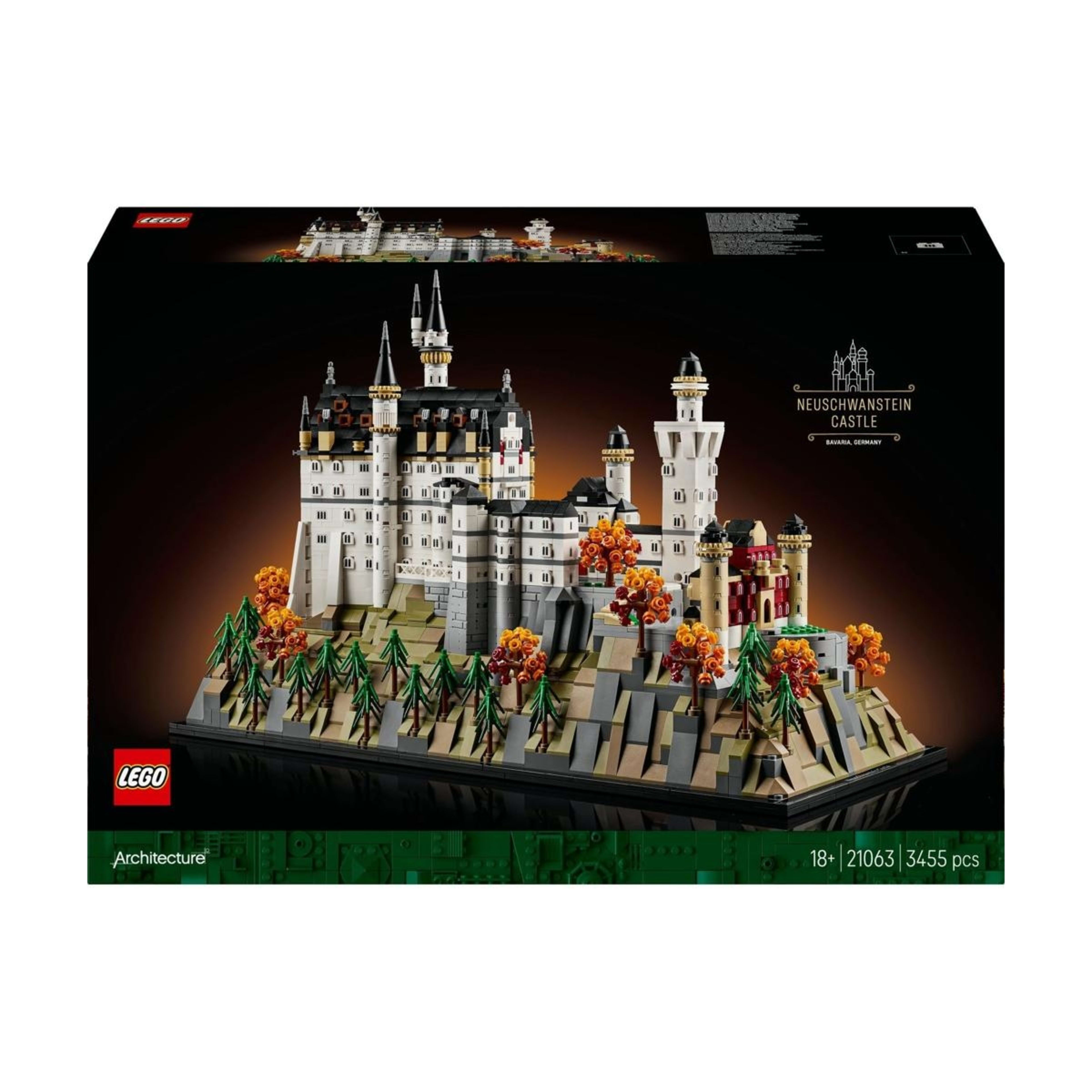 1 LEGO Architecture Neuschwanstein Castle 21063, 1 of 10