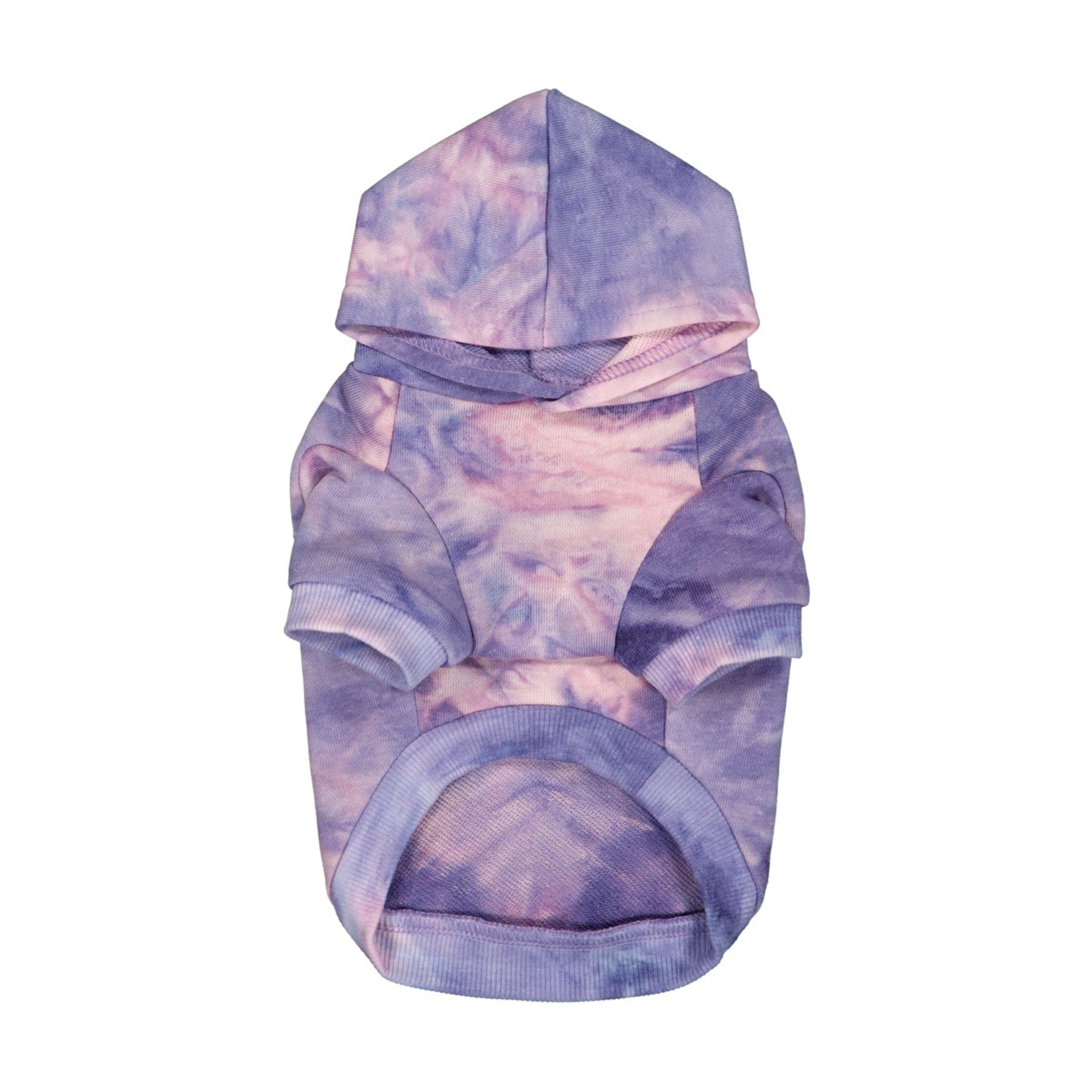 6 Pet Hoodie Tie-Dye - Small, Lilac, 6 of 10