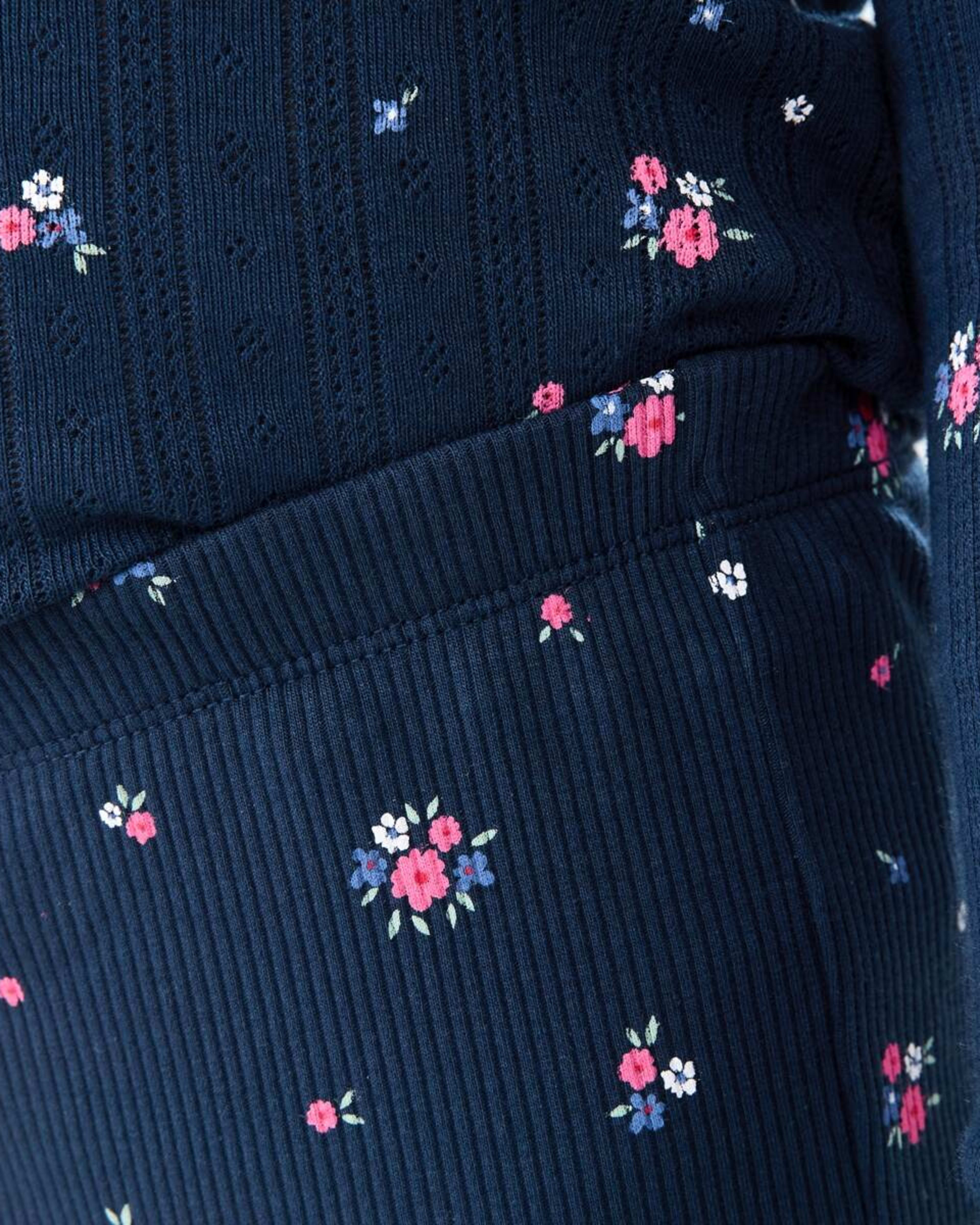 3 Rib Flare Leggings Ditsy, 3 of 8