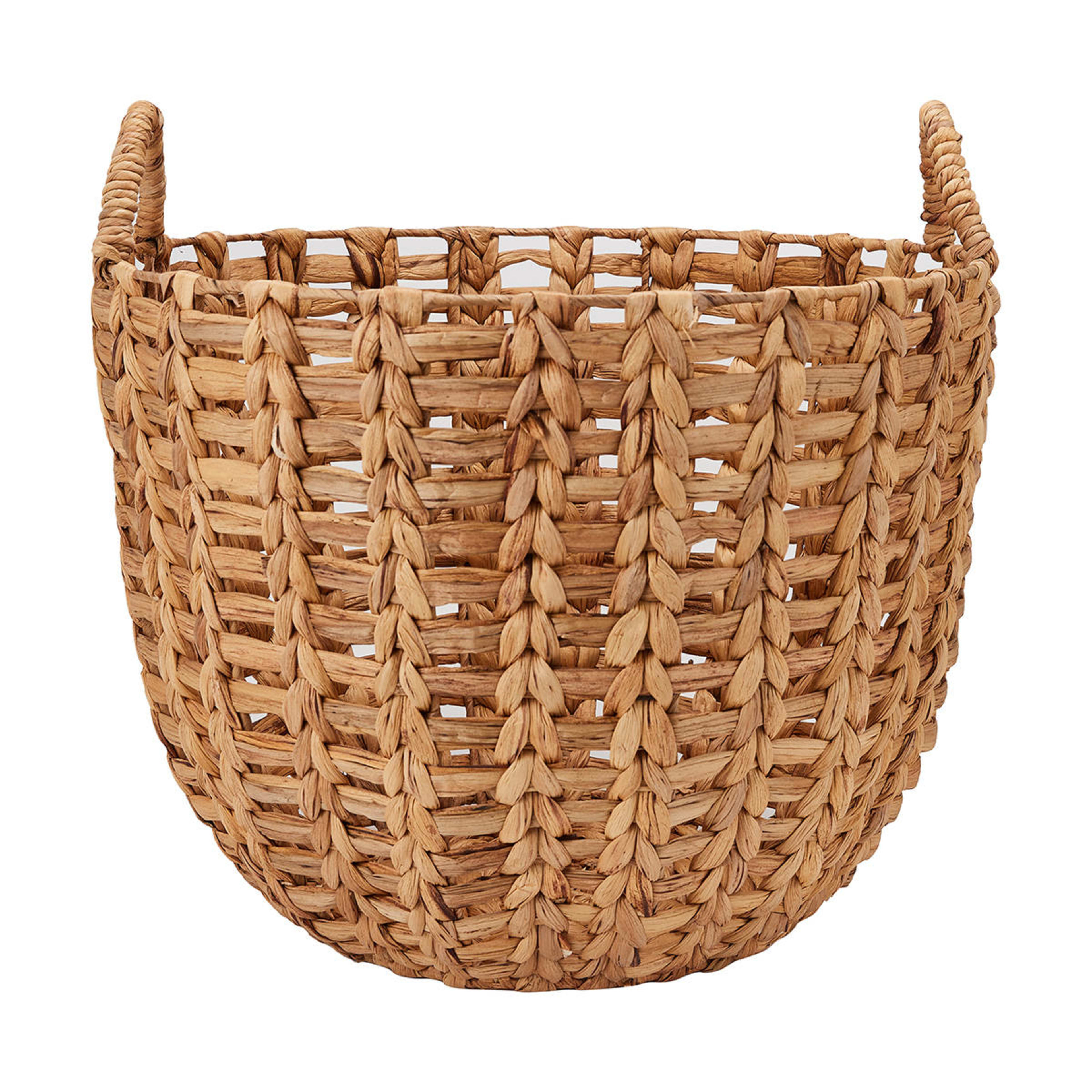 Round Twist Weave Basket Extra Large, Natural Kmart