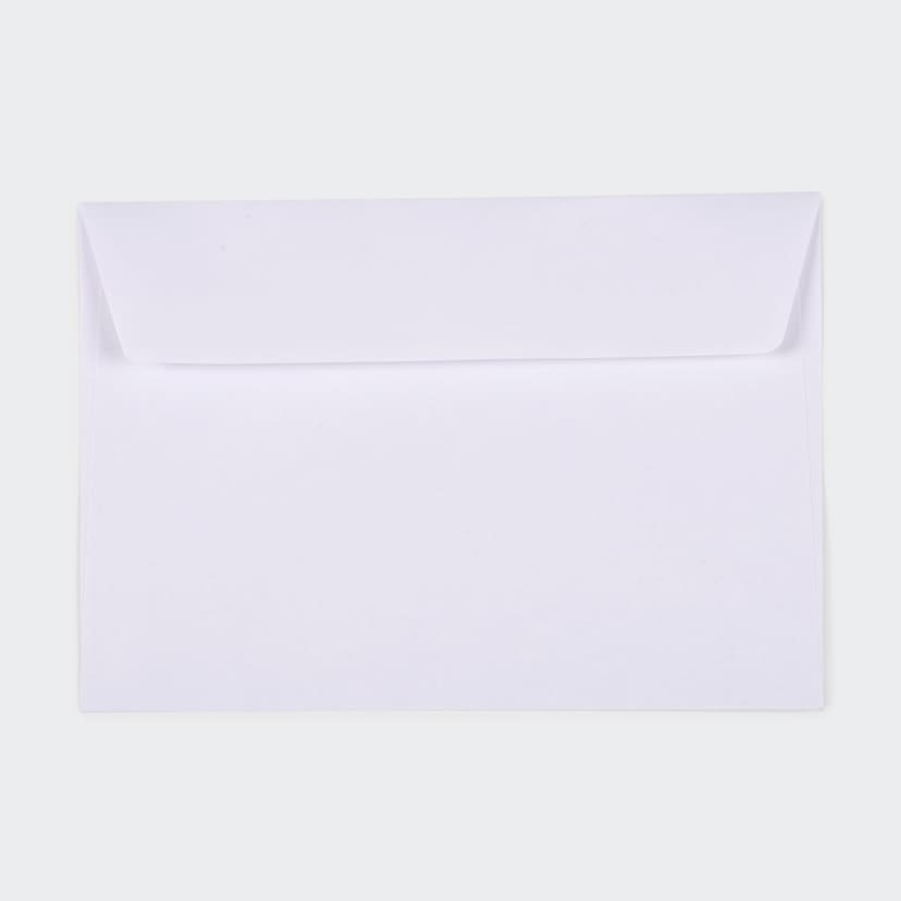 100 Pack C6 Peel and Seal Envelopes White Kmart