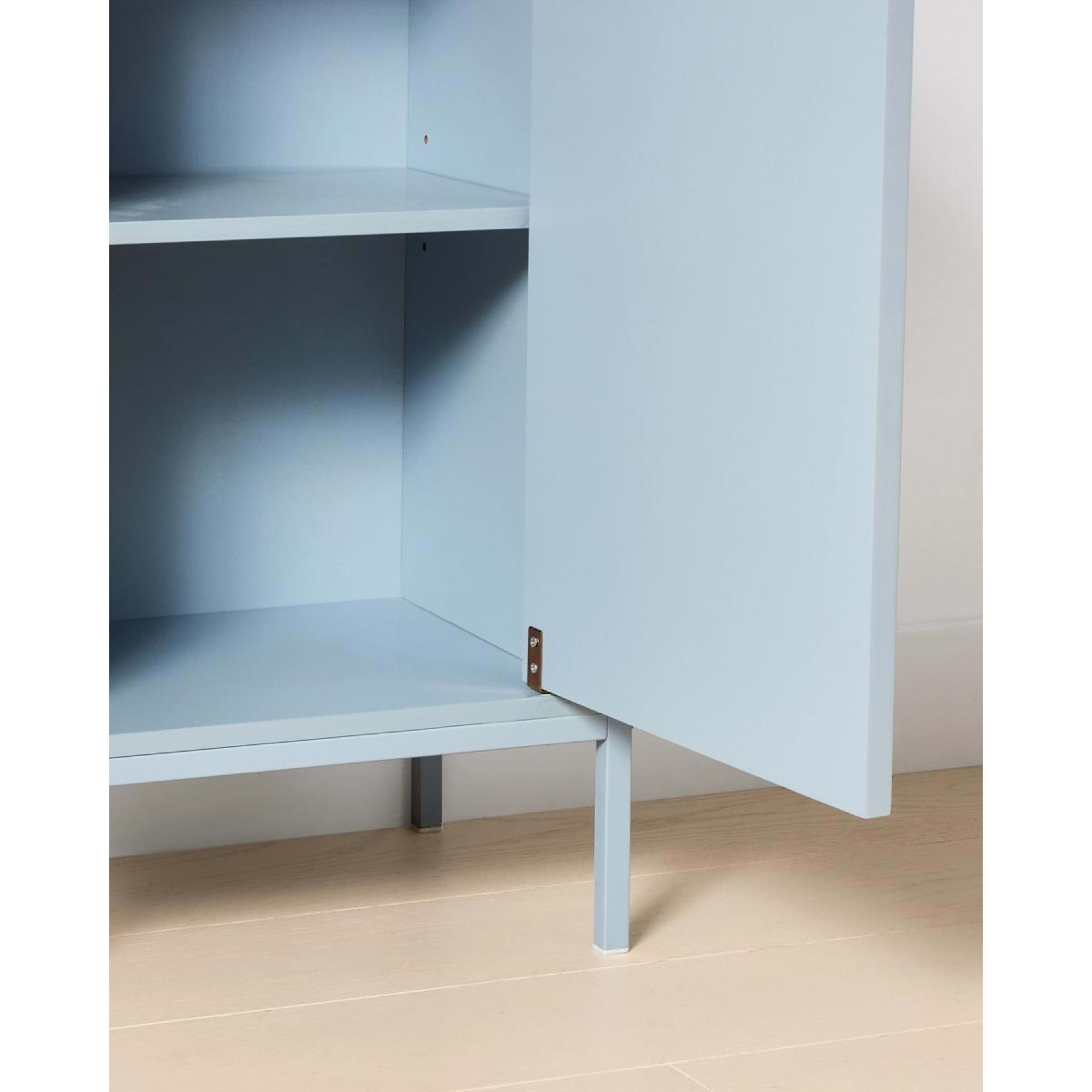 7 Stevie Tall Storage Unit with Shelves - Blue, 7 of 7