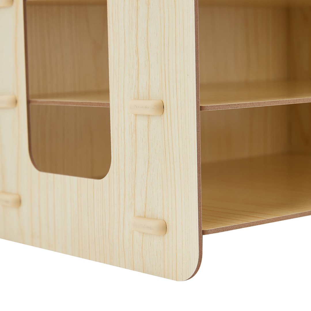Shelf Desk Organiser Wood Look Kmart