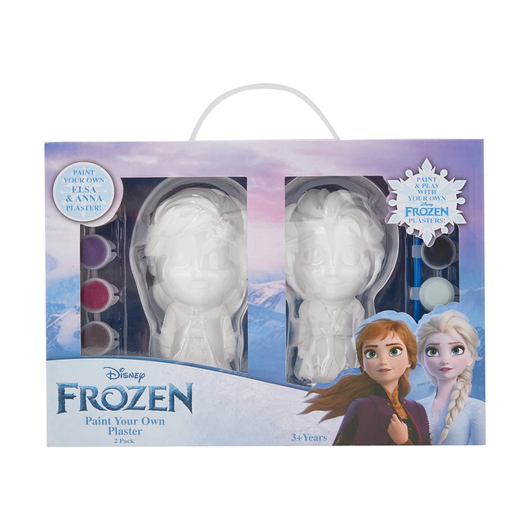 2 Pack Disney Frozen Paint Your Own Plaster Kmart
