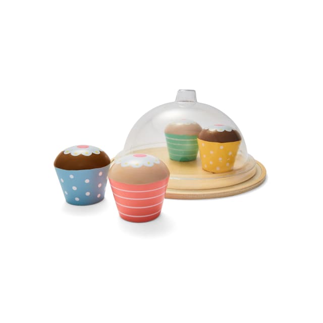 6 Piece Wooden Cupcakes Kmart